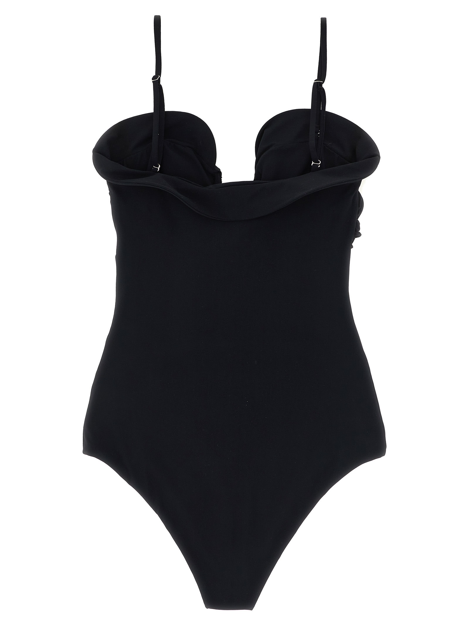 Magda Butrym Swimsuit 07 One-piece Swimsuit In Black