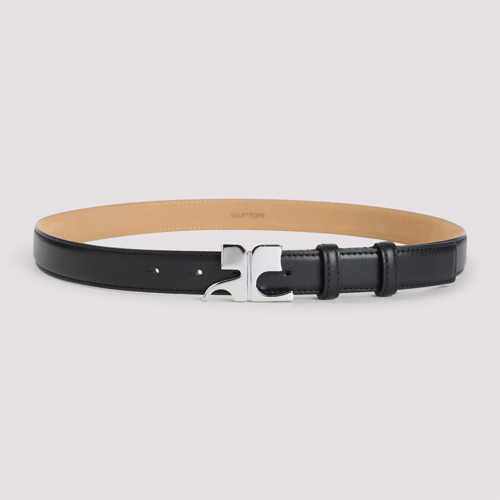 COURRÈGES AC LEATHER BELT