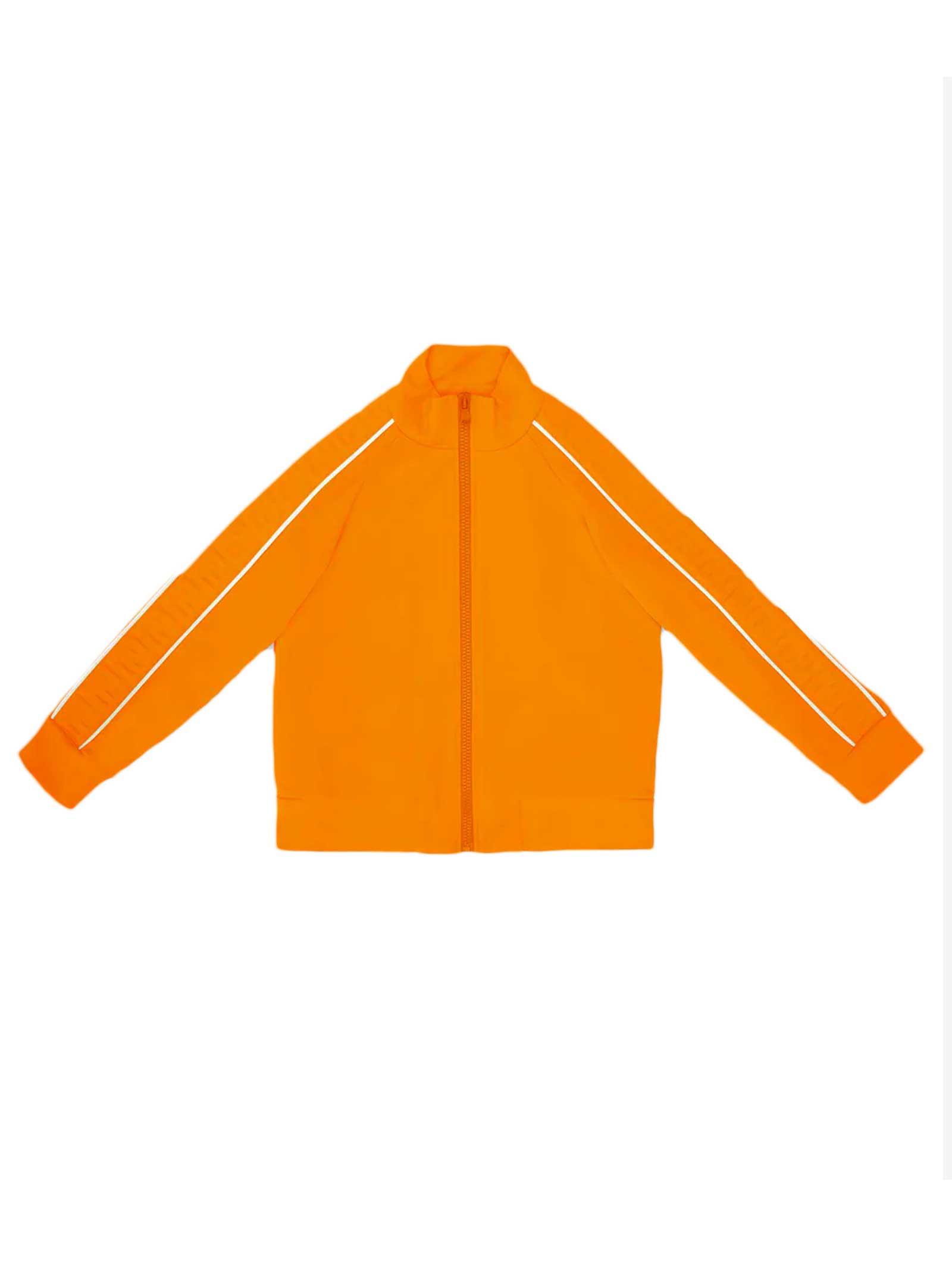 Fendi Orange Sweatshirt With Zip