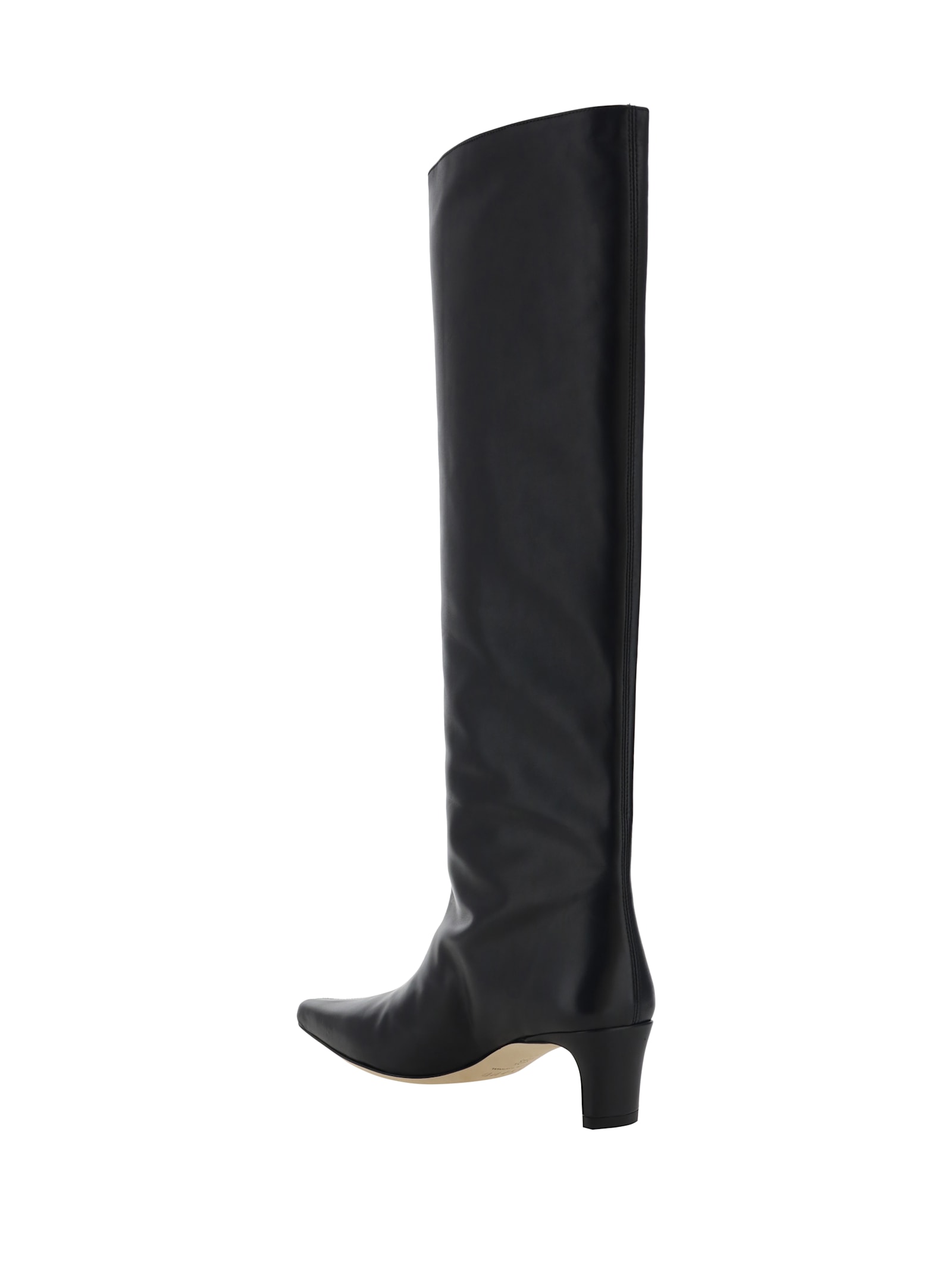 Shop Staud Wally Boots In Black