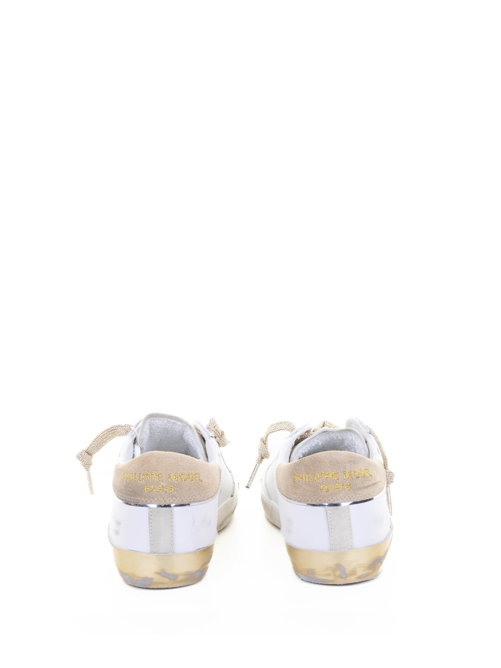 Philippe Model Paris Low Sneaker Prsx In Neutral