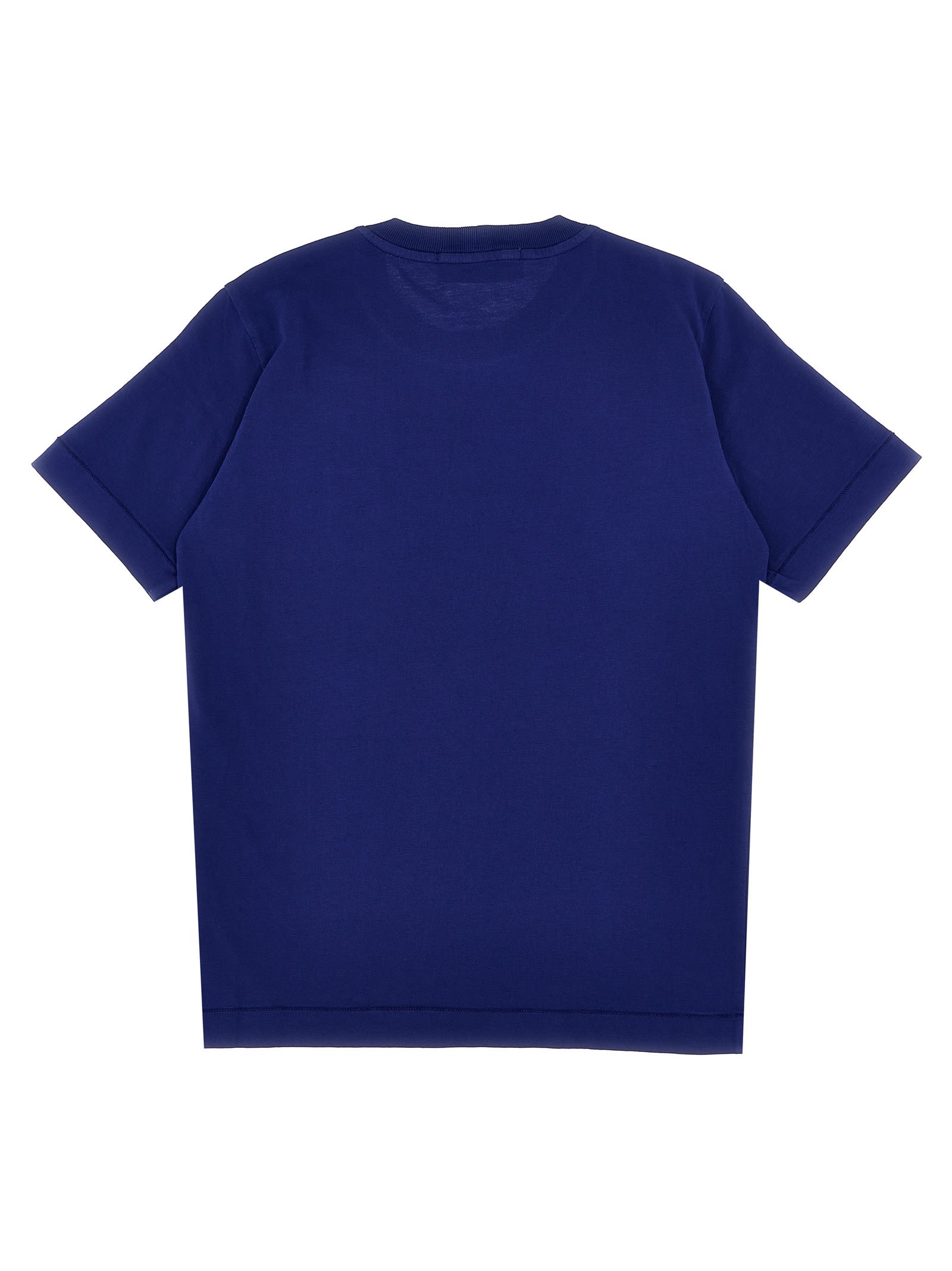 Shop Stone Island Junior Logo Patch T-shirt In Blue