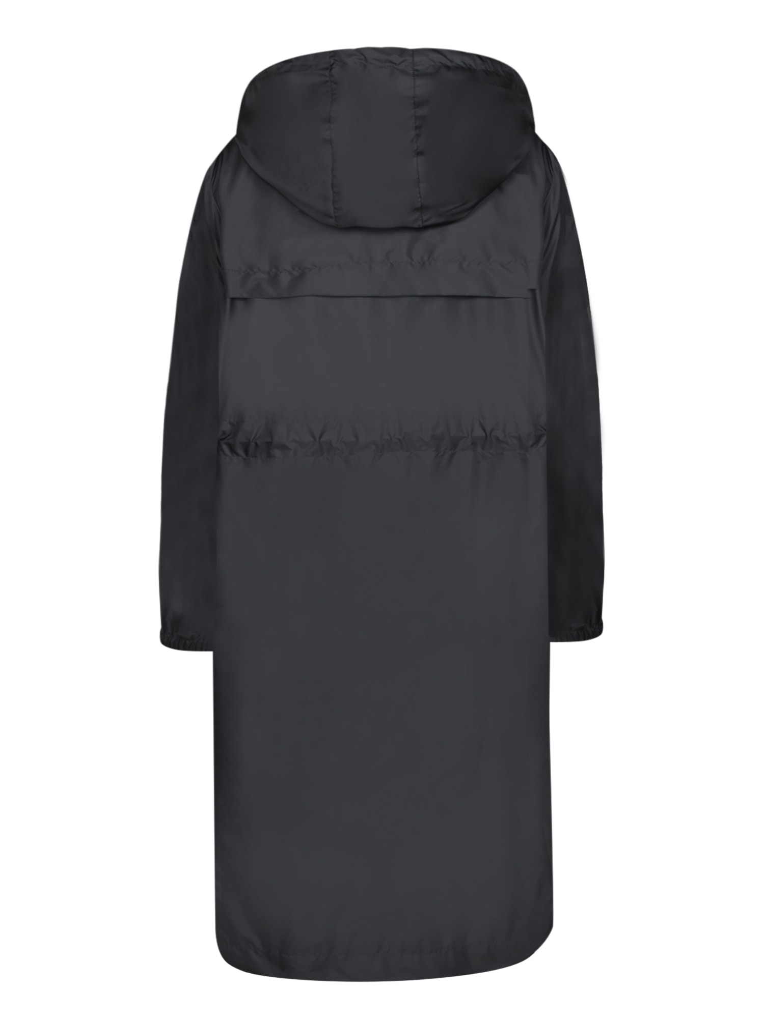 MONCLER HIENGOS LONG BLACK PARKA 