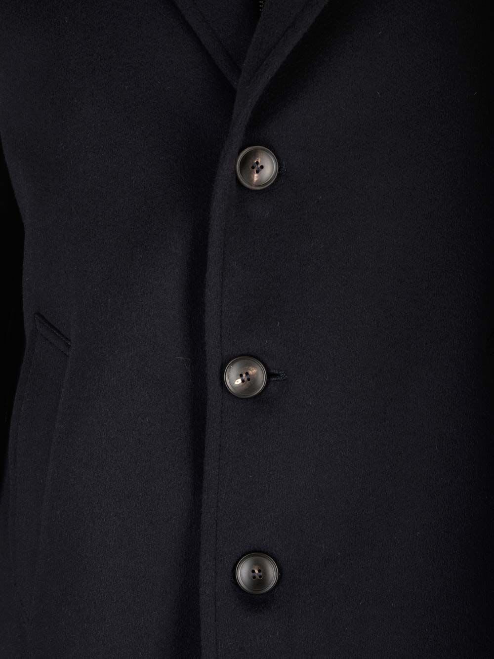 Shop Barba Napoli Ingle-breasted Wool And Cashmere Coat In Blue