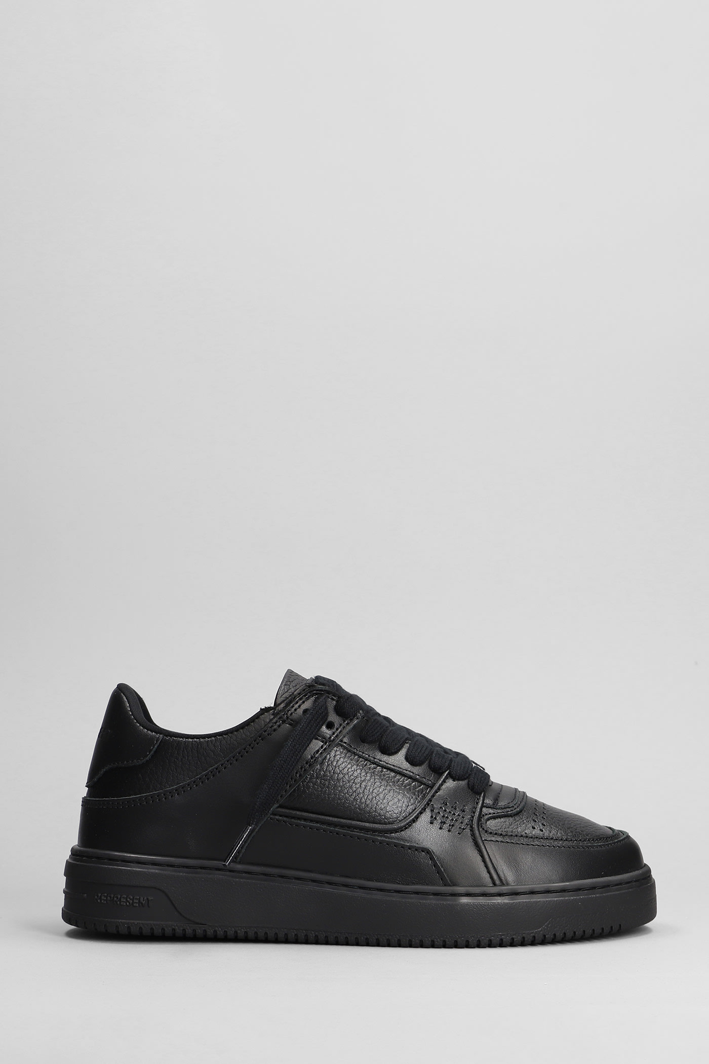 Apex Sneakers In Black Leather Sneakers