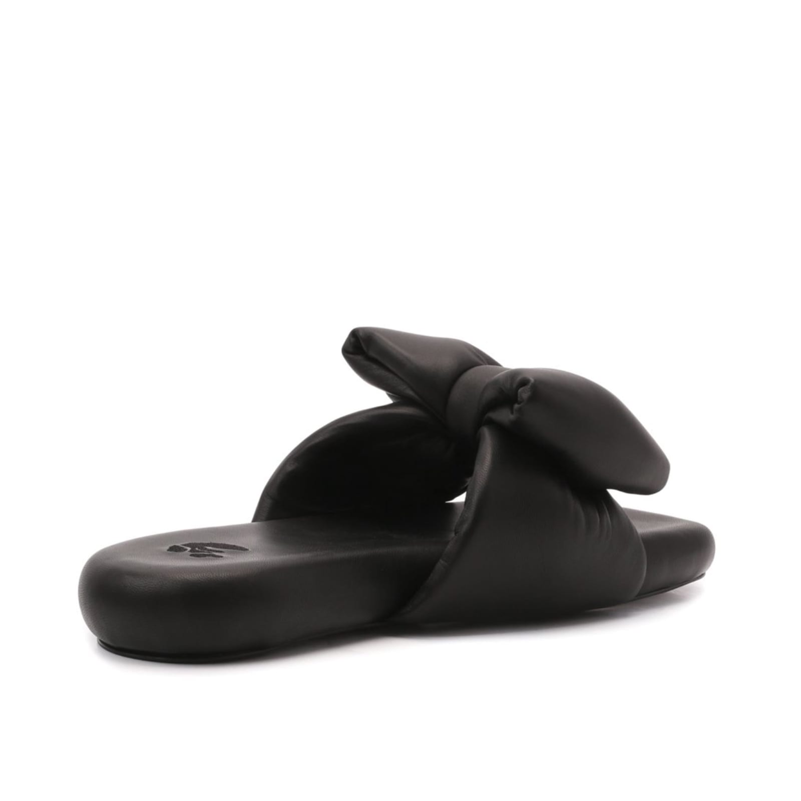 Shop Off-white Off White Padded Slippers In Black