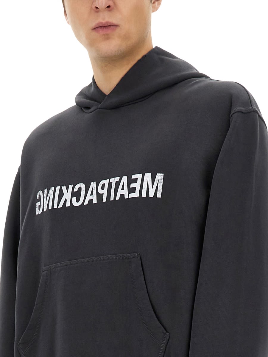 Helmut Lang Sweater Hoodie Kangaroo Pocket In Black