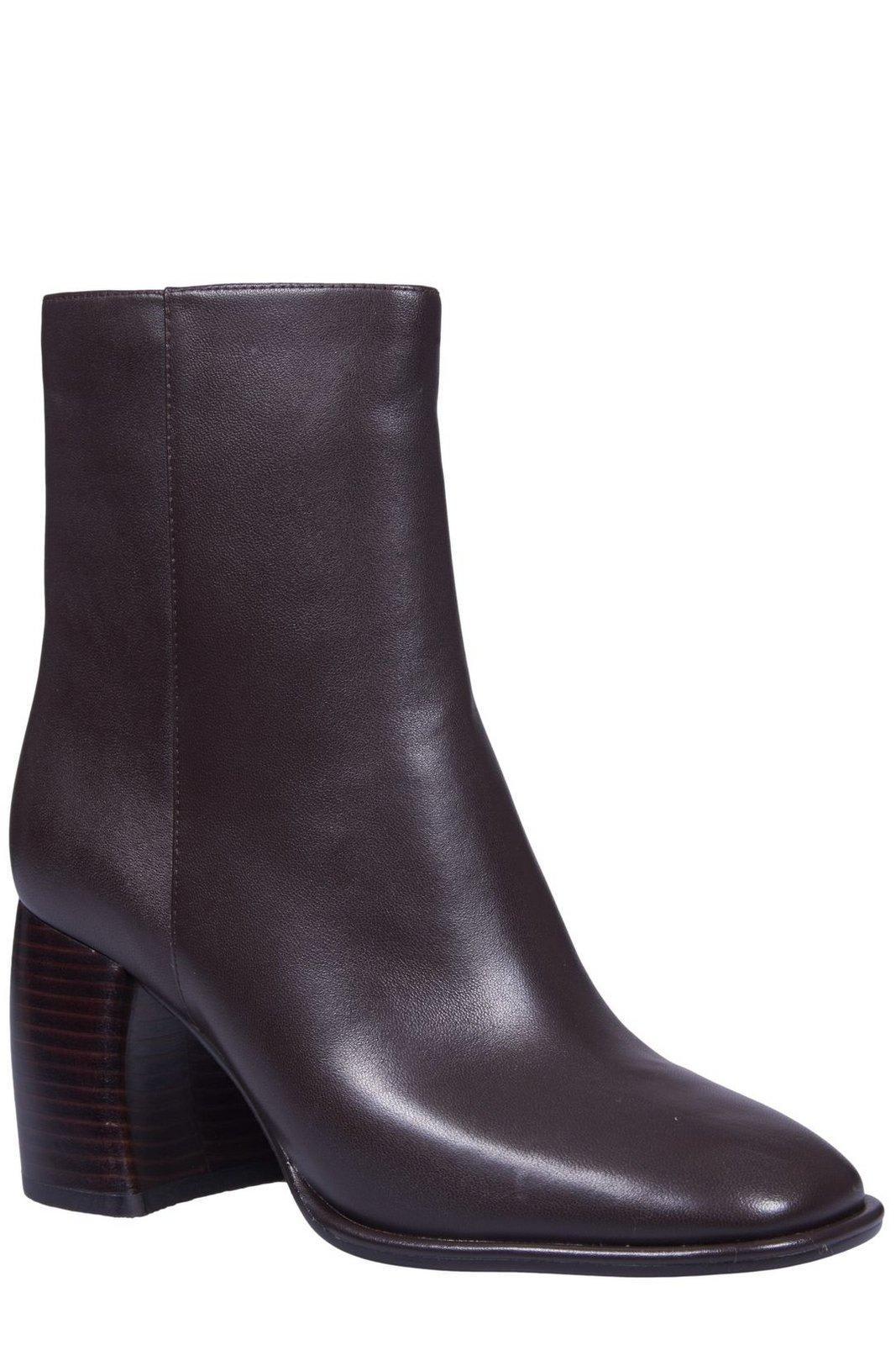 Shop Michael Kors Maude Combat Boots  In Chocolate