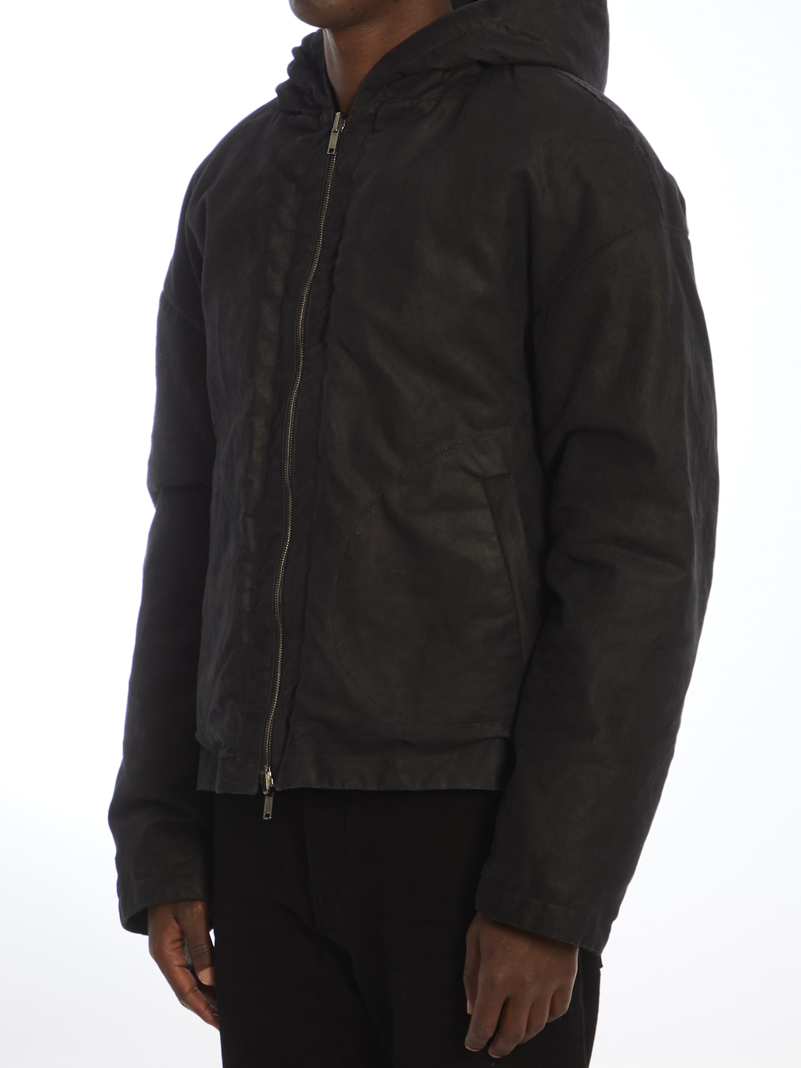 Shop Salvatore Santoro Reversible Jacket In Black