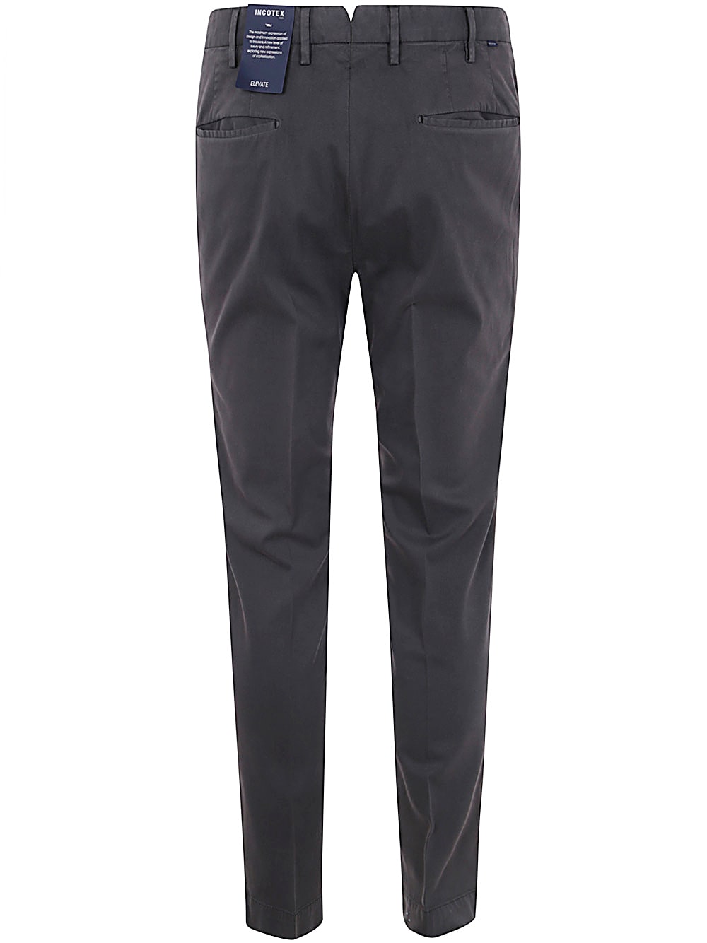 Shop Incotex Trousers In Dark Brown