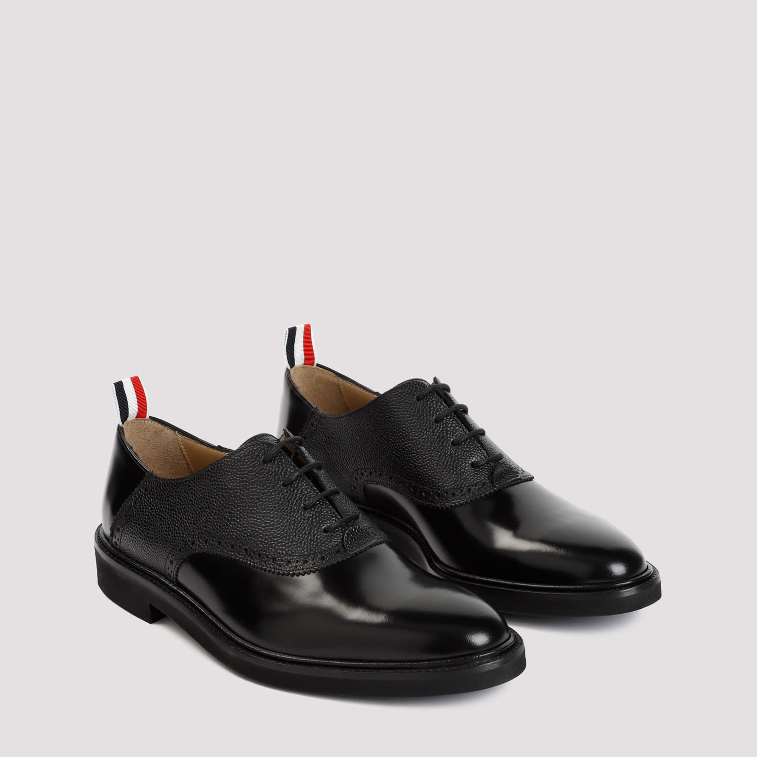 Shop Thom Browne Saddle Shoes In Black