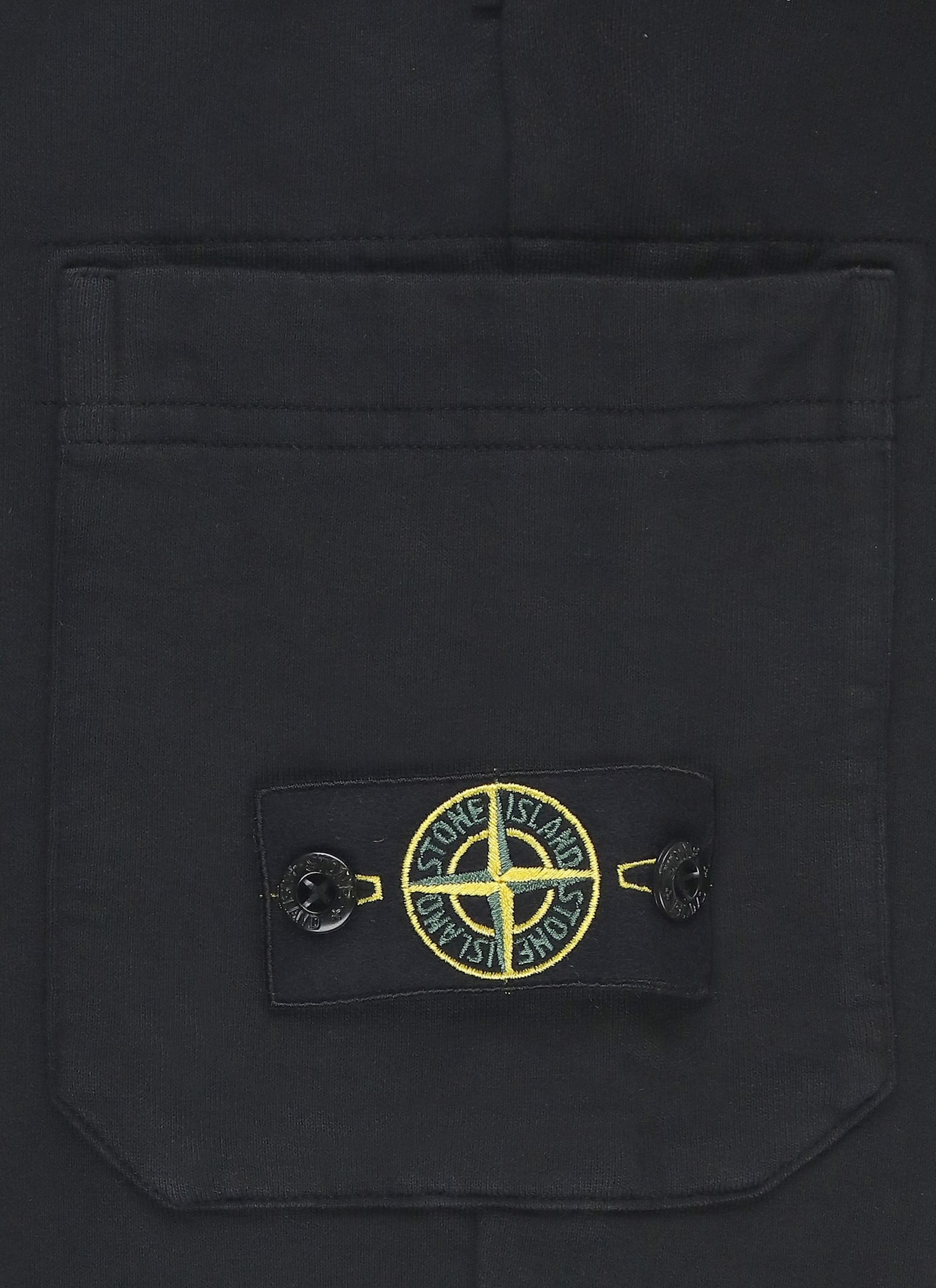 Stone Island Loose Fit Trousers In Black