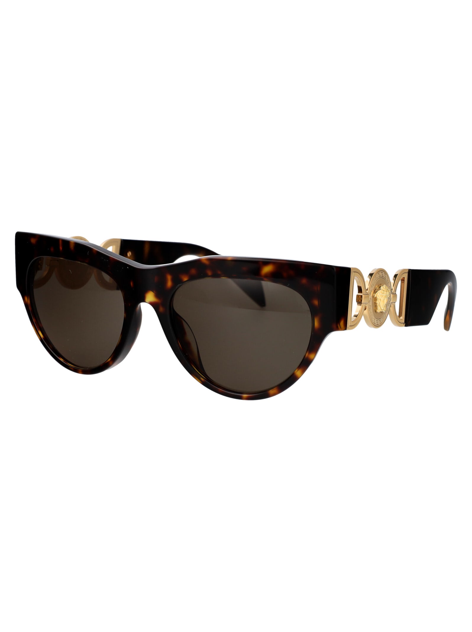 Shop Versace 0ve4440u Sunglasses In 108/3 Havana