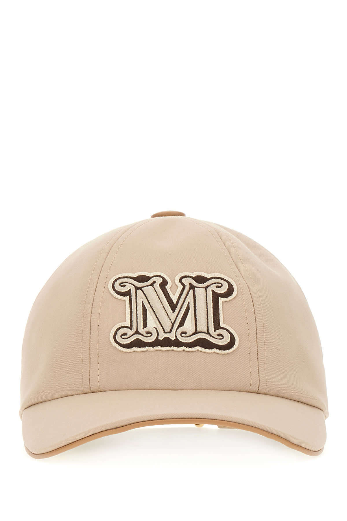 Max Mara Cappuccino Cotton Baseball Cap In 002