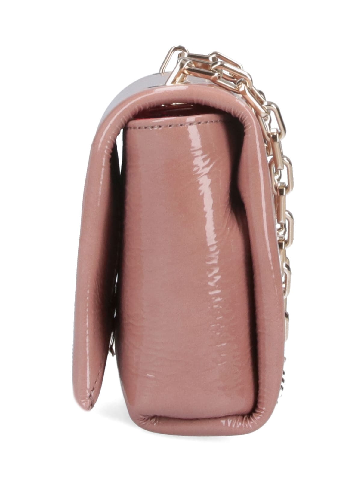 Christian Louboutin Loubi54 Soft Pouch Patent Vog In Pink