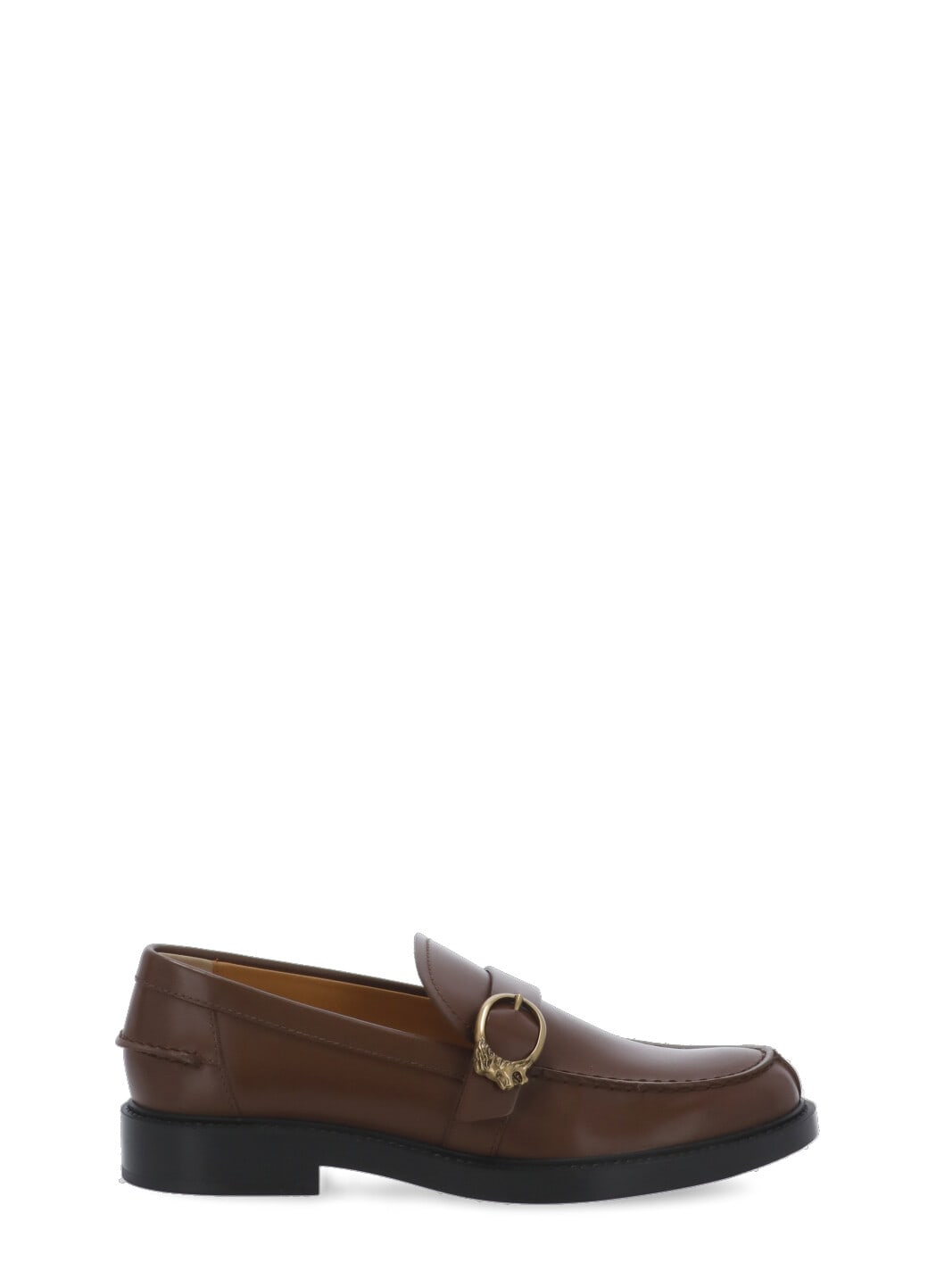 Tod's Leather Loafers With Buckle
