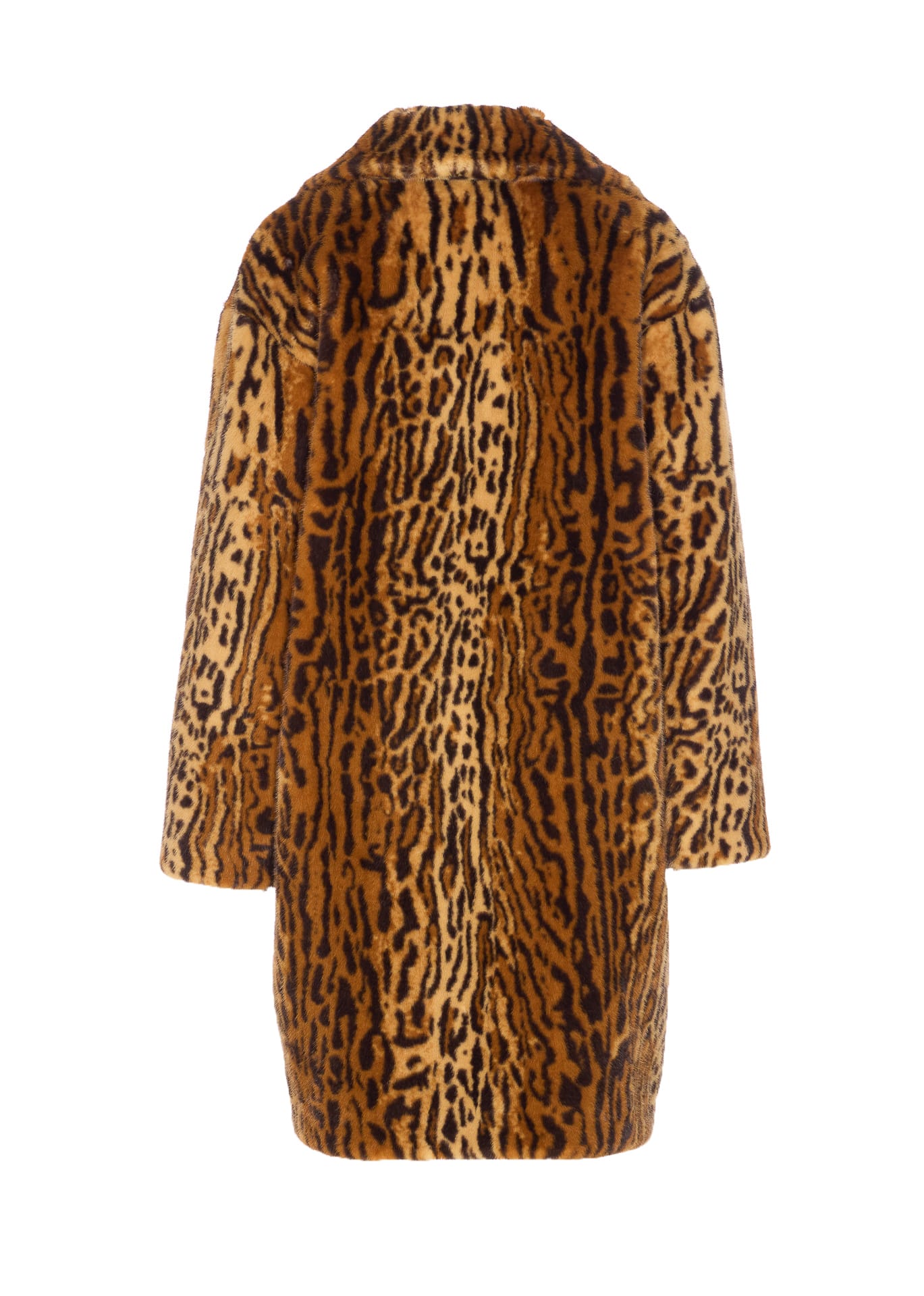 Stand Studio Camille Cocoon Coat In Brown