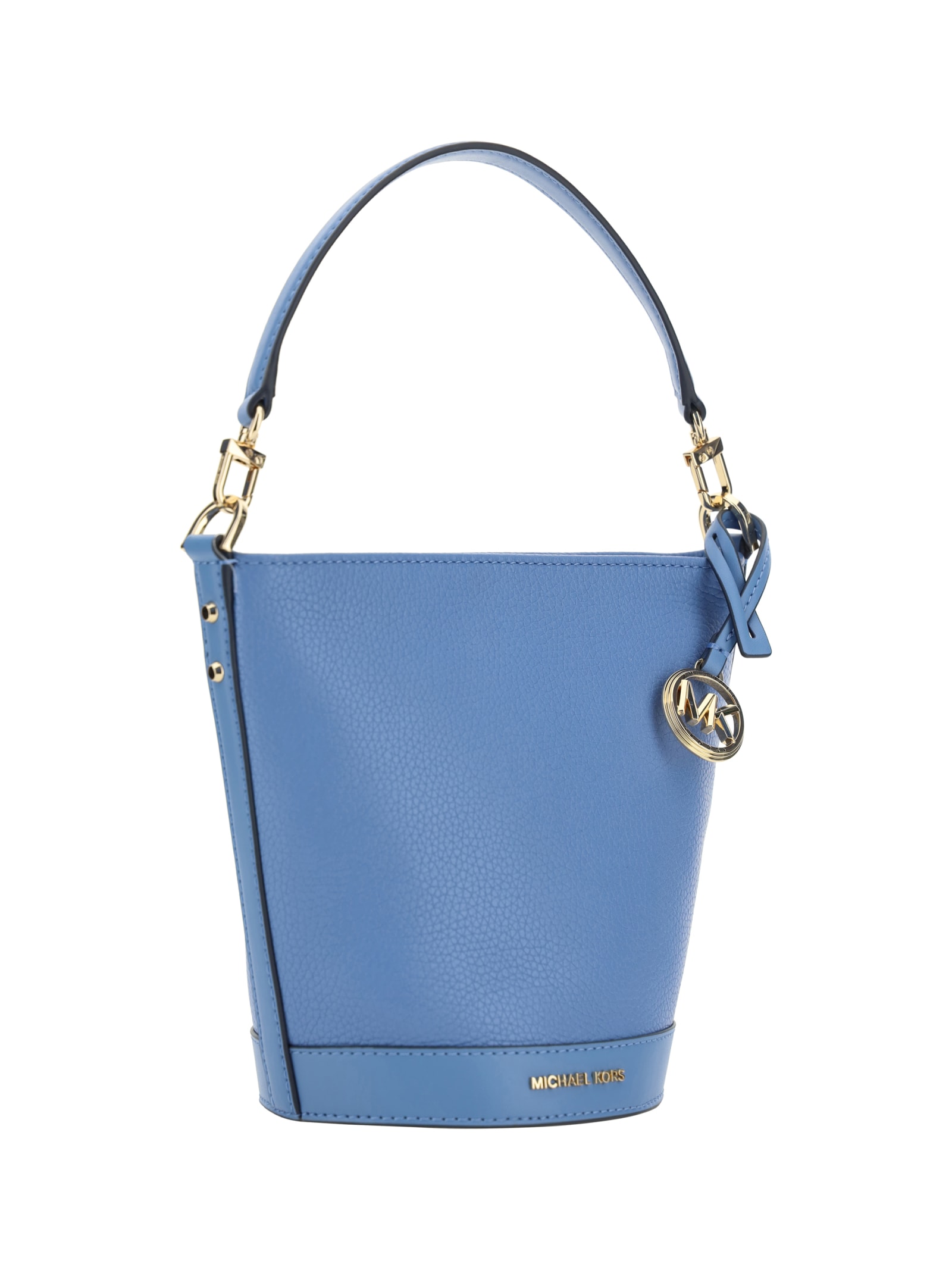 Shop Michael Kors Townsend Bucket Bag In French Blue