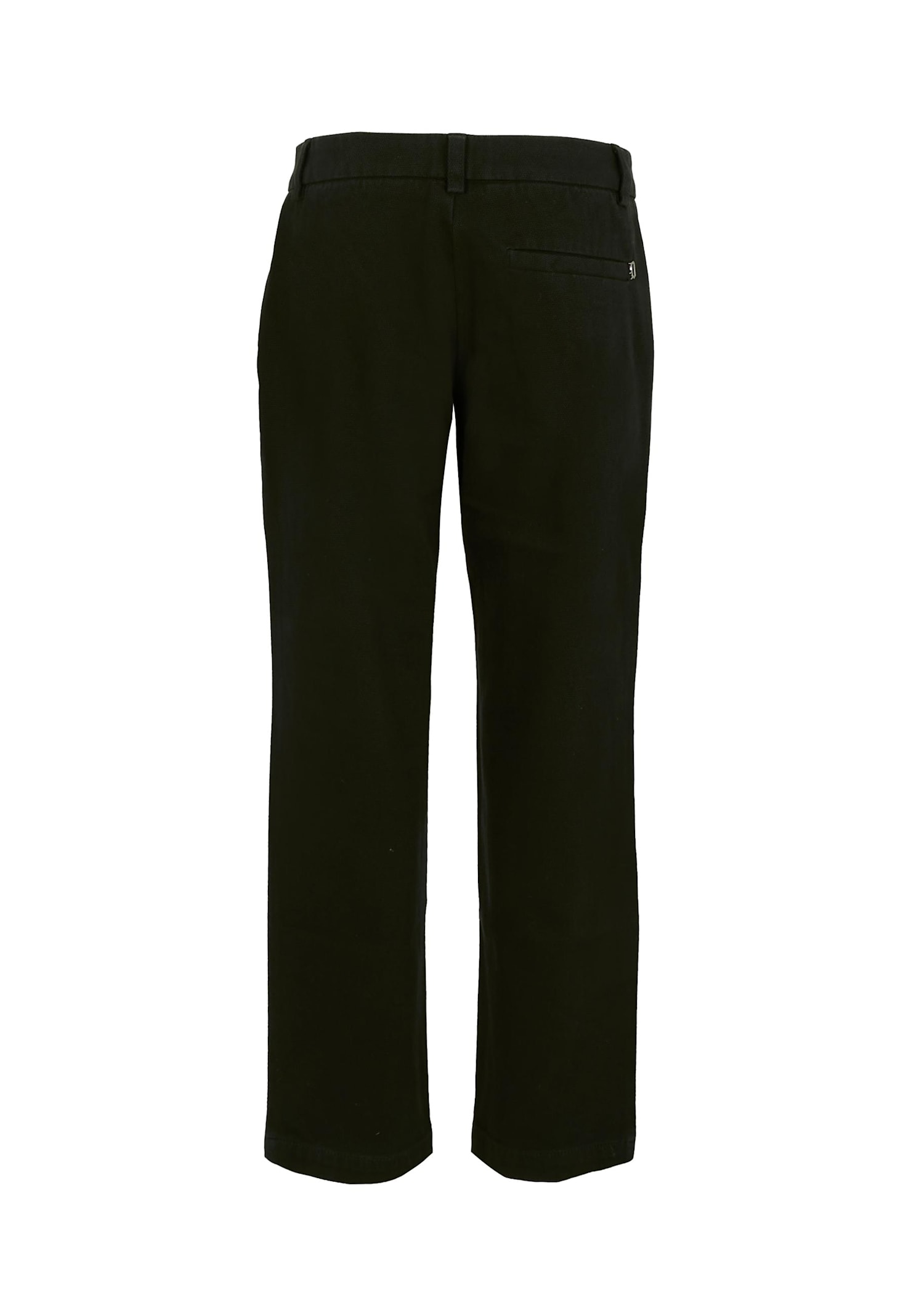 Dondup Black Trousers For Boy With Logo In Black
