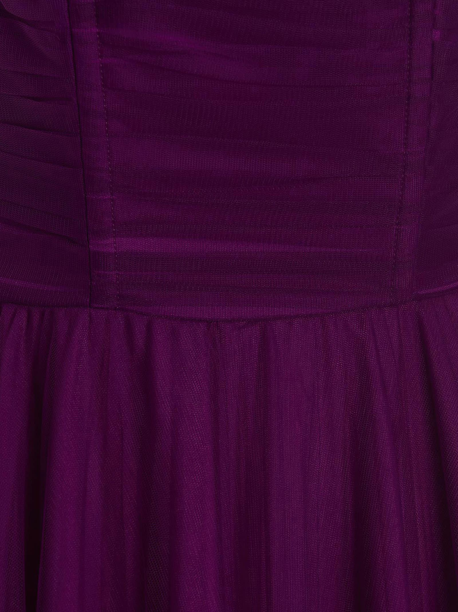 Shop 19:13 Dresscode Long Tulle Dress In Purple