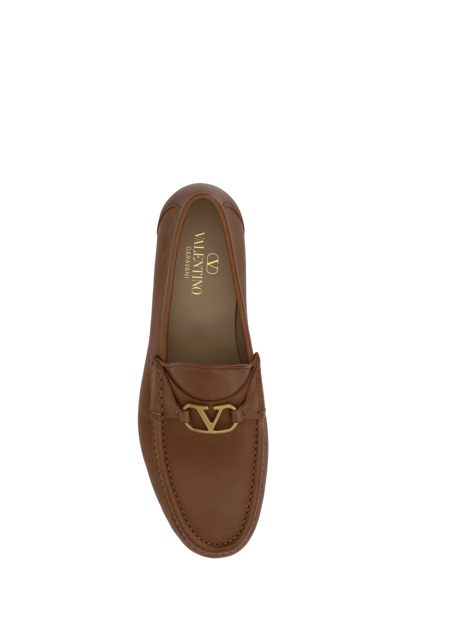 Valentino Loafers In Brown