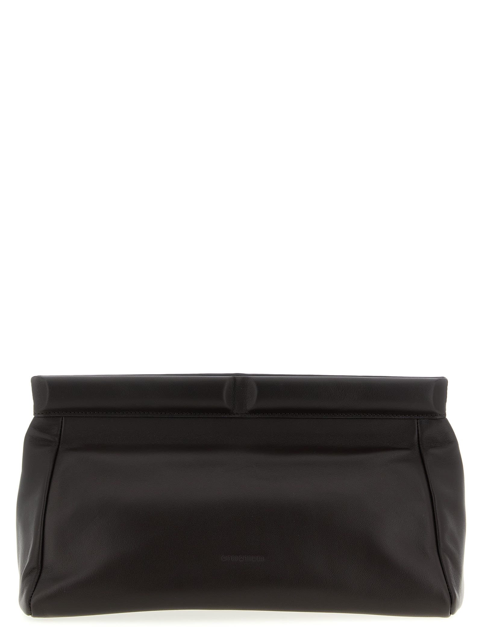 Armarium Fold-over Top Eloisa Clutch Bag In Black