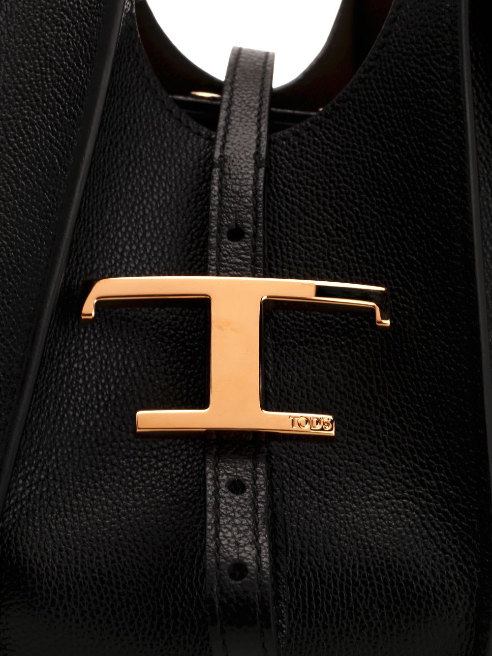 Tod's T Timeless Shopping Bag In Black