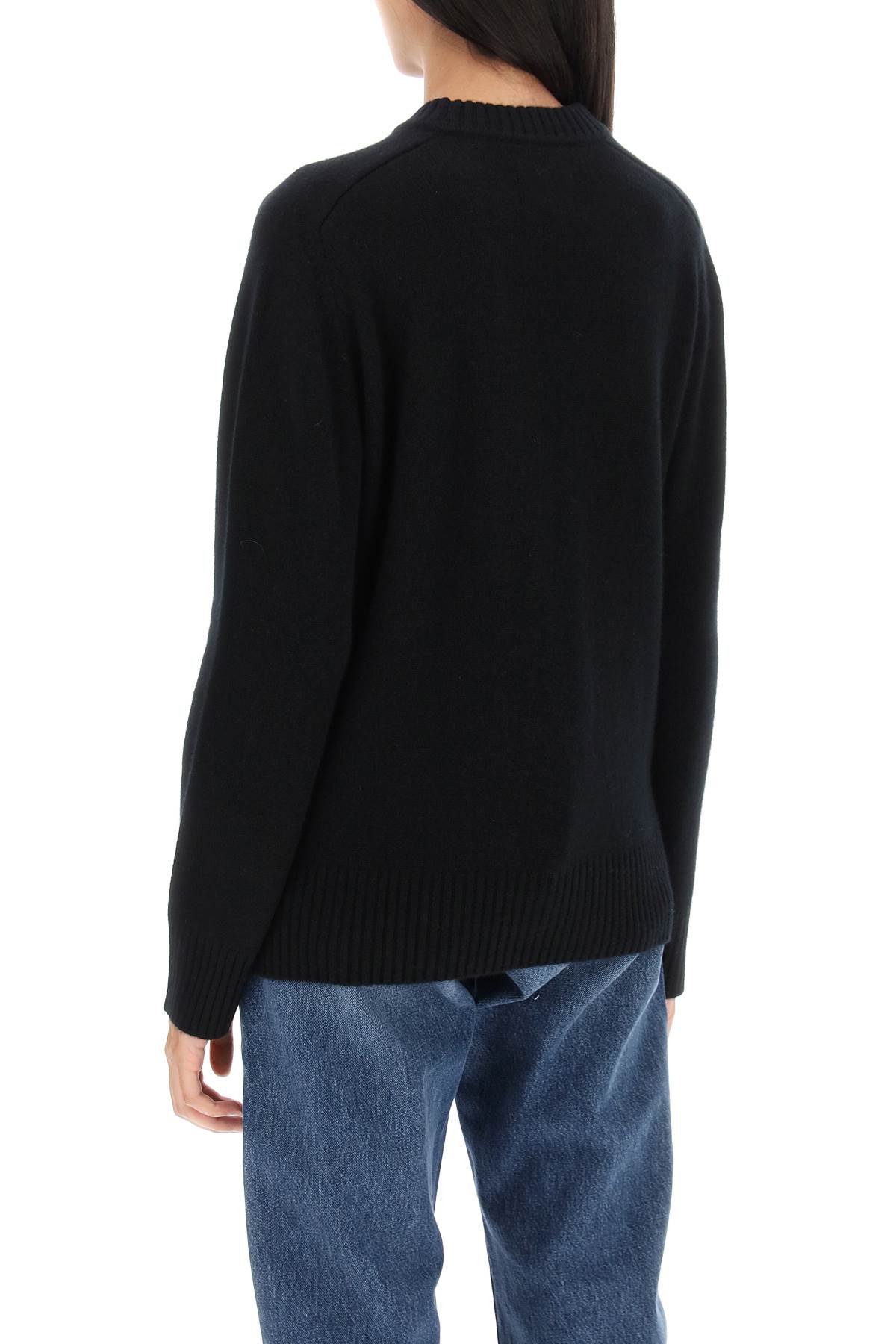 Shop Loulou Studio Baltra Cashmere Sweater In Black (black)