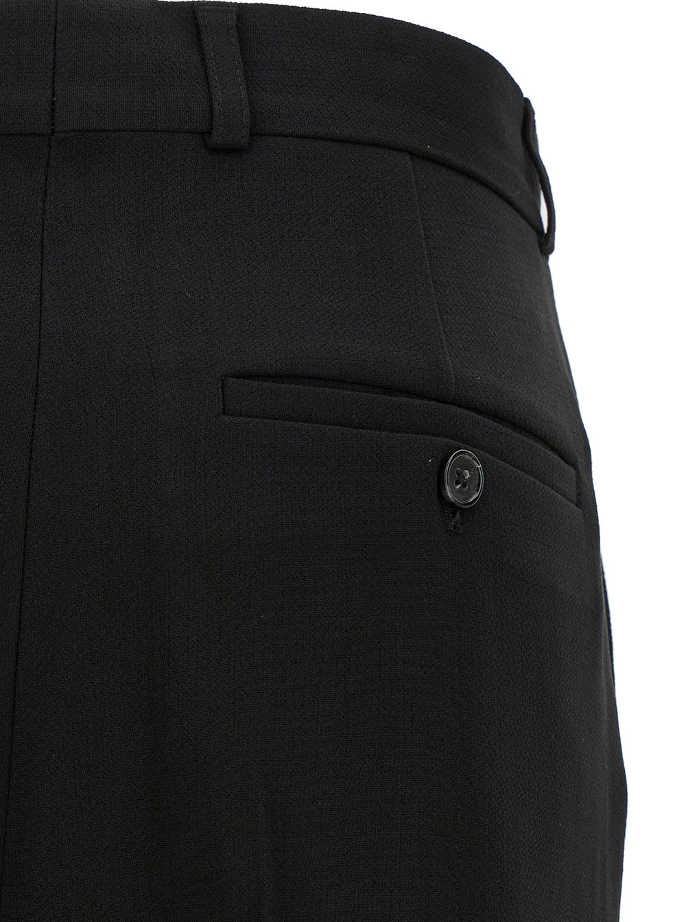 Shop Totême Flared Evening Trousers In Black 001