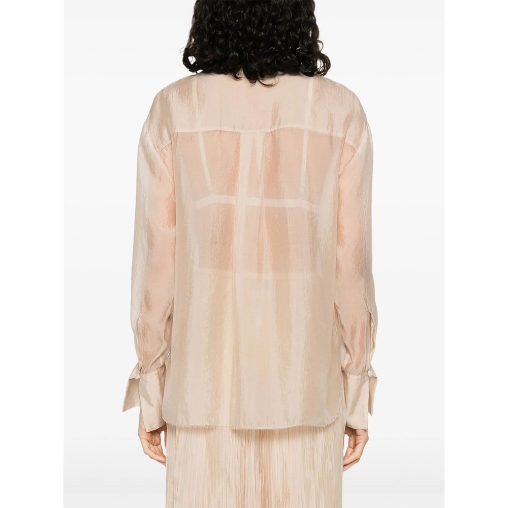 Forte Forte Organze Shirt In Nude