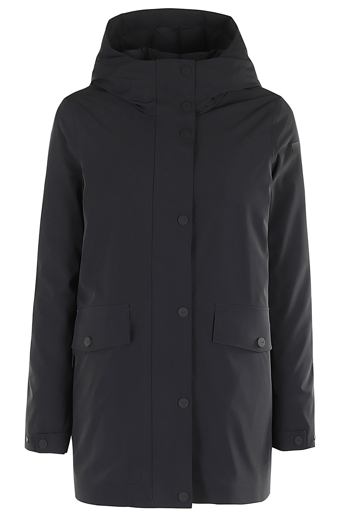 Shop Rrd - Roberto Ricci Design Egg Floating Parka Wom Jkt In Nero