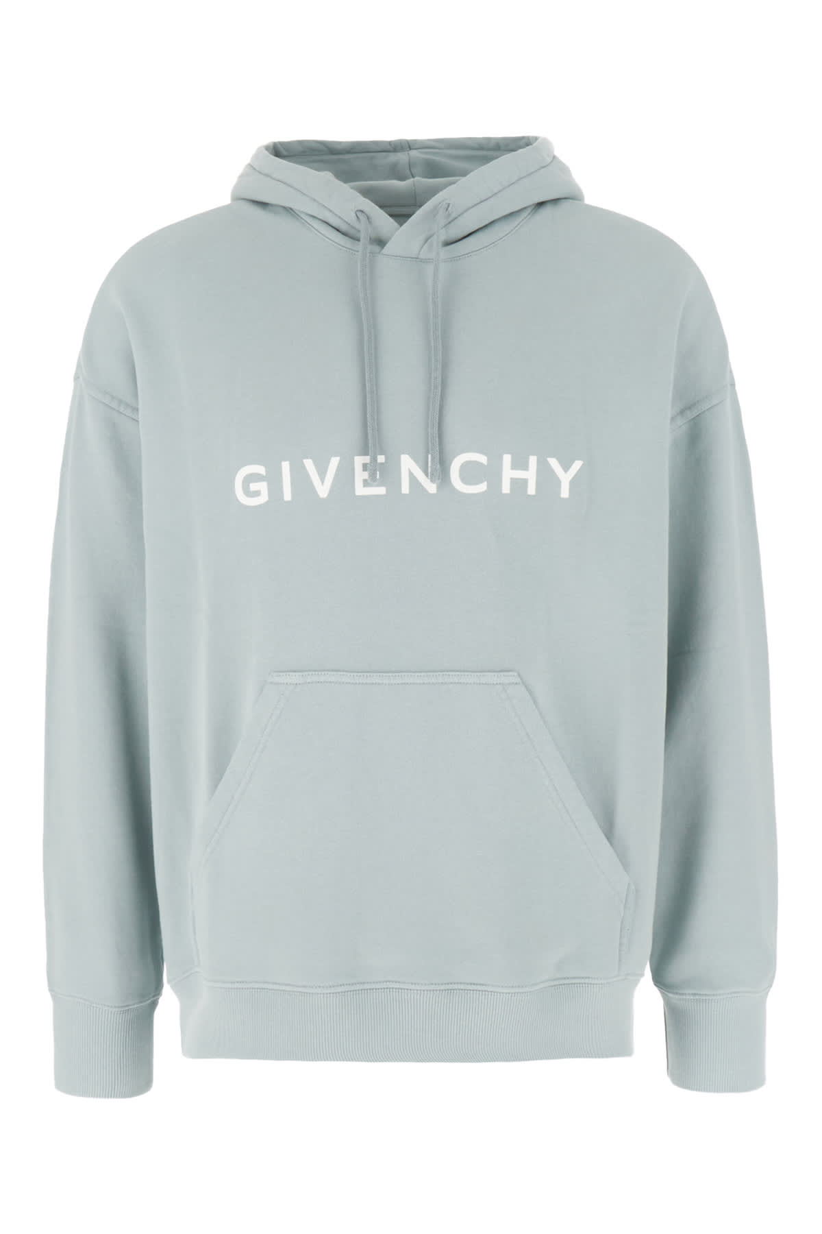 Givenchy Pastel Light Blue Sweatshirt In Gray