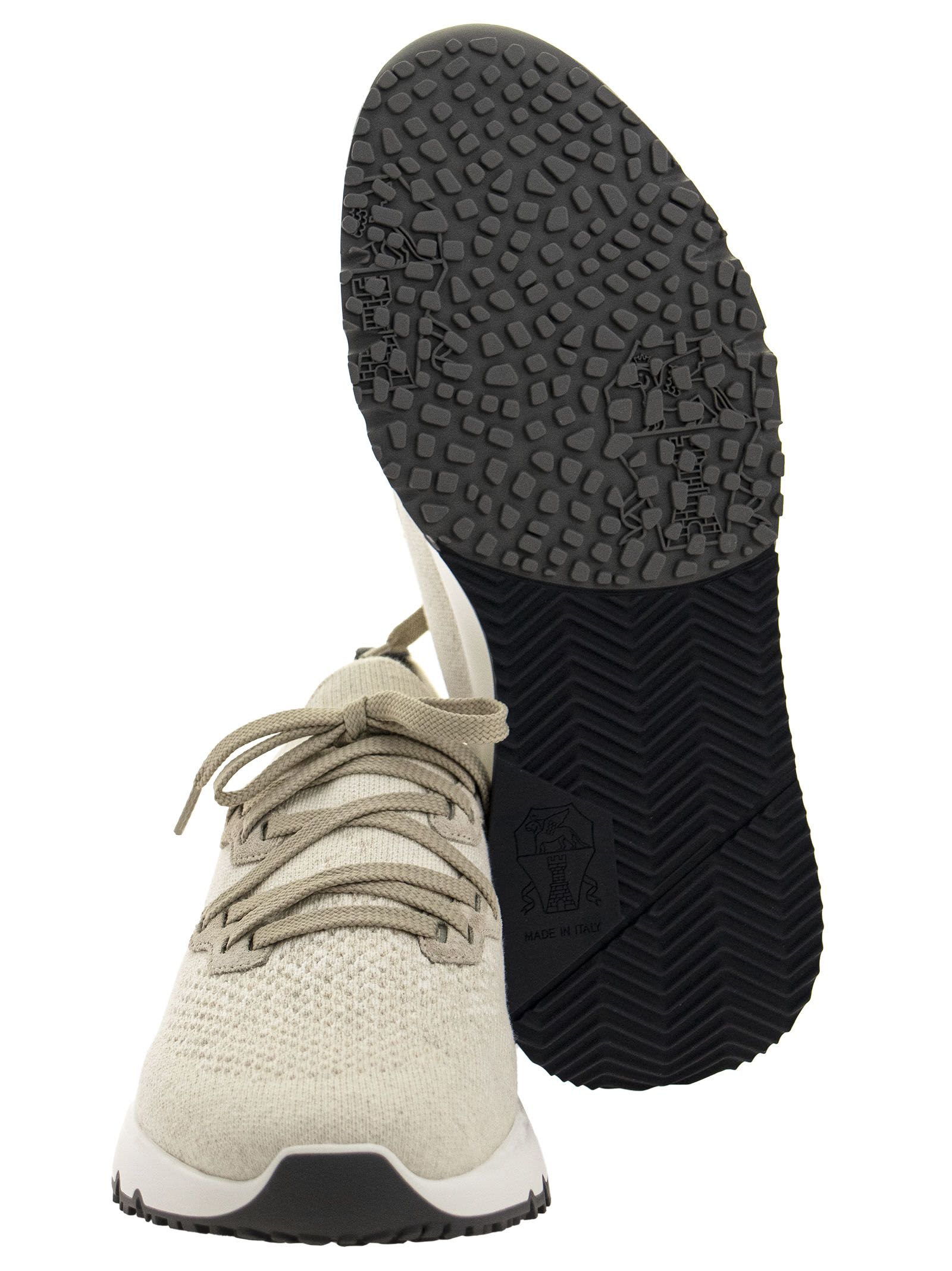 Brunello Cucinelli Sneakers Blacks And Greys In Gray