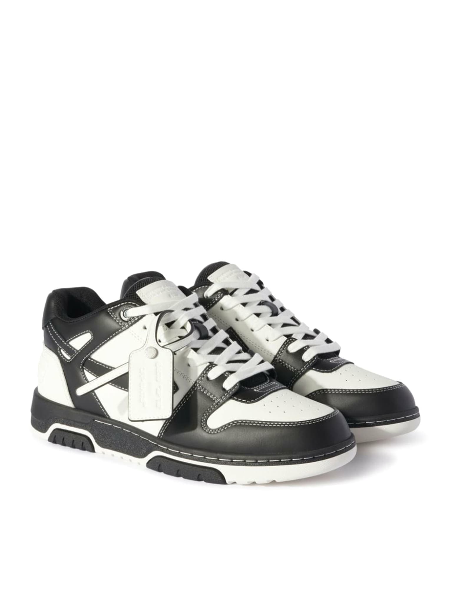 Shop Off-white Clb_logo Out Of Office White Black