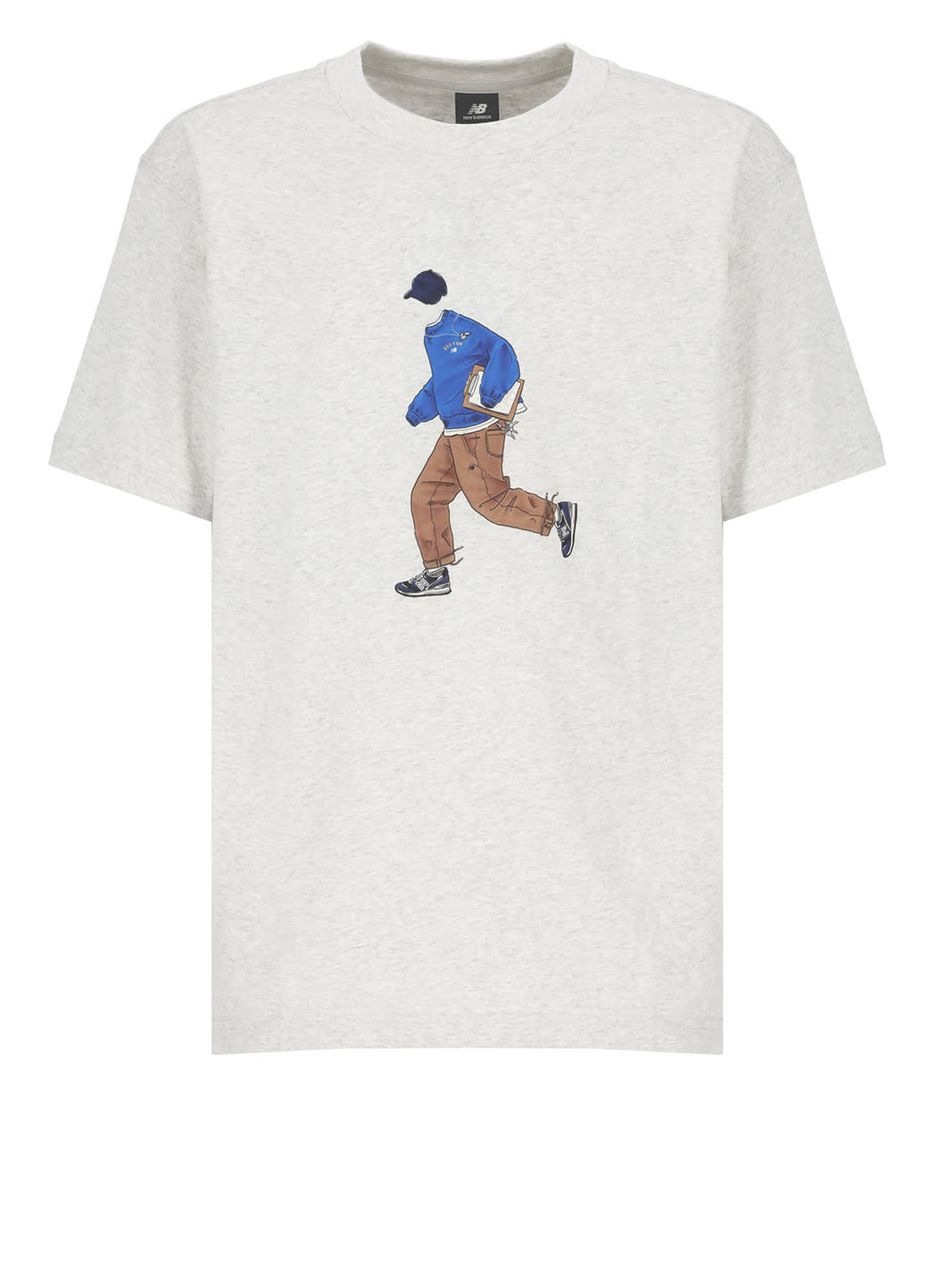 Shop New Balance Athletics Sport Style T-shirt In Gray