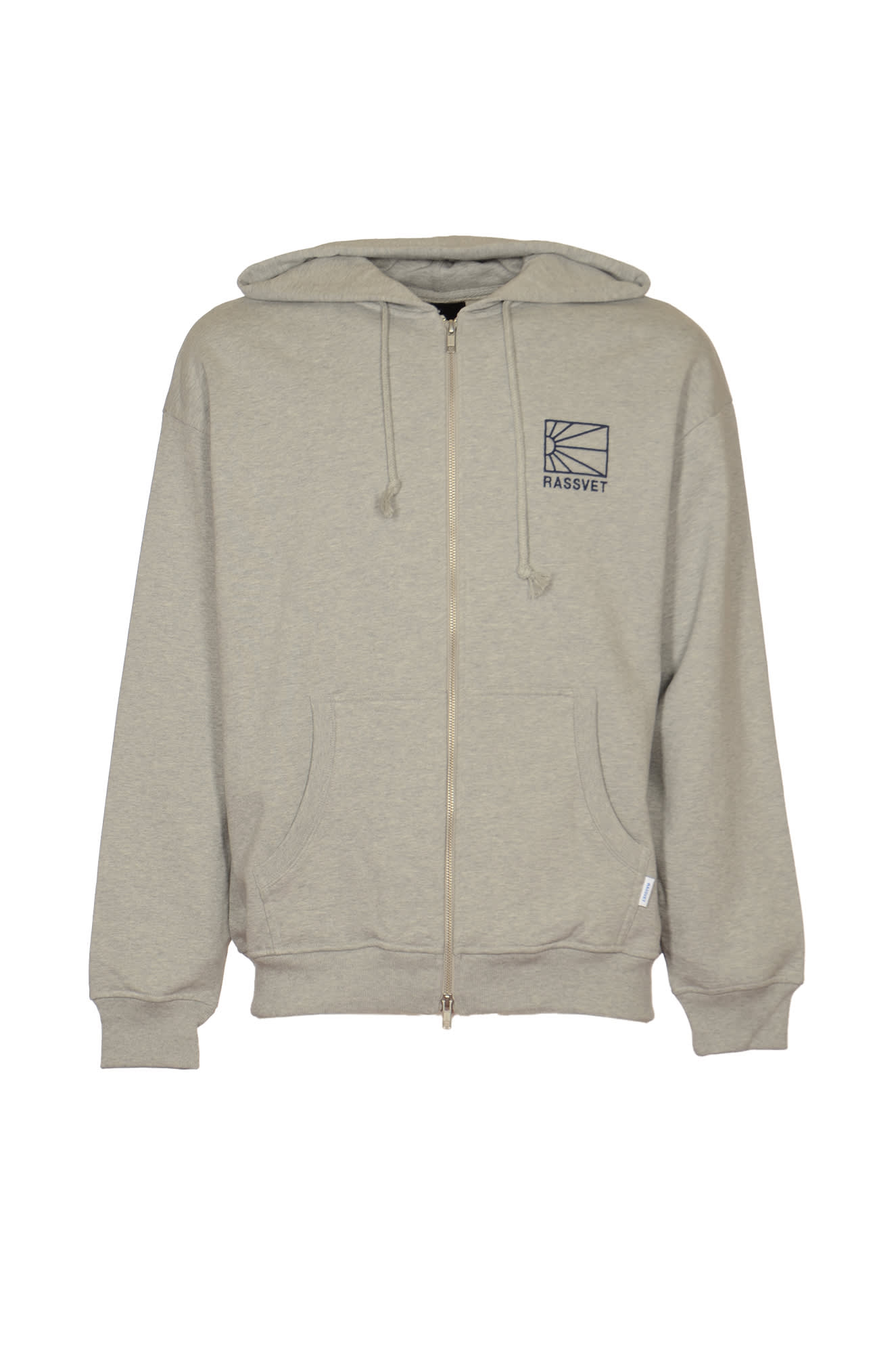 Chest Logo Zipped Hoodie