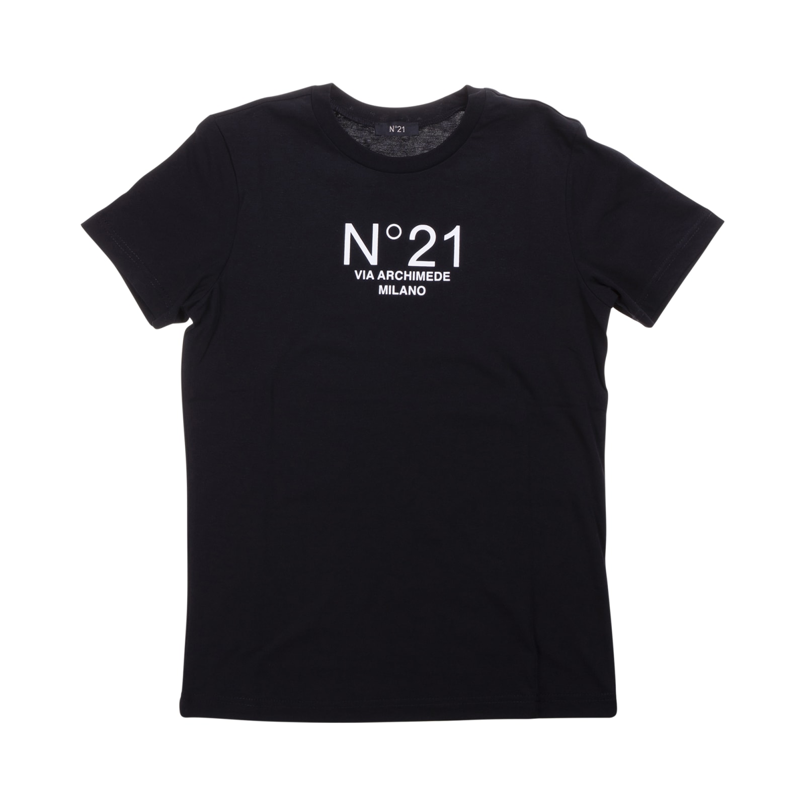 N°21 Kids' T-shirt In Nero