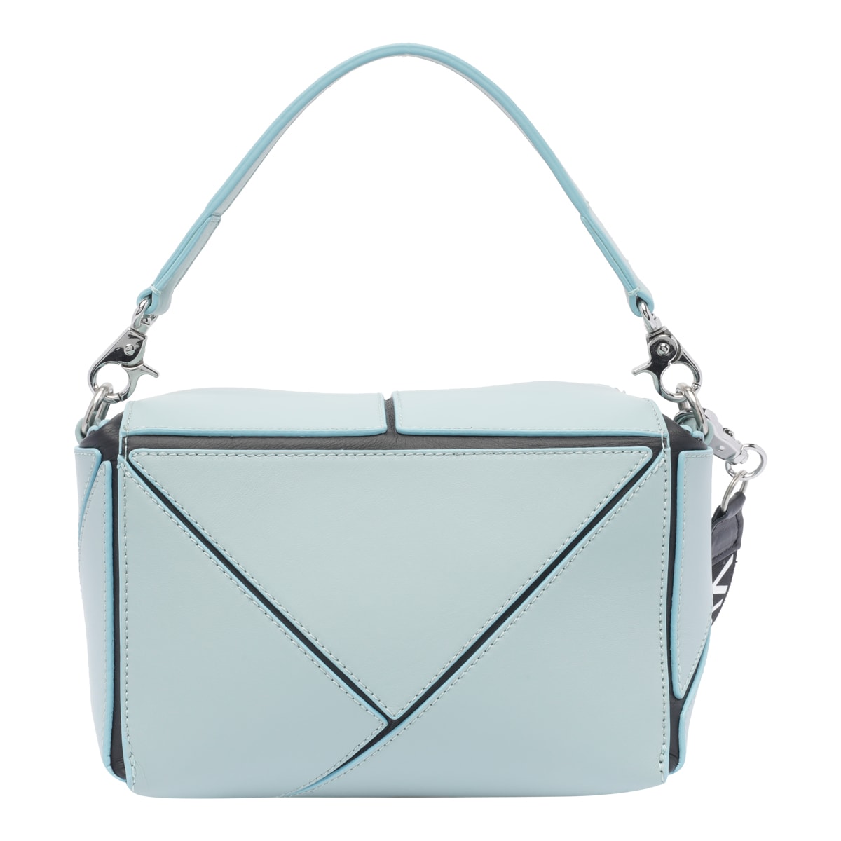 Vic Matie Top Handle Shoulder Bag In Blue