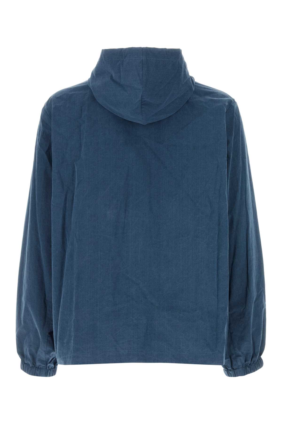 Givenchy Cotton Jacket With Hood And Front Pockets In Skyblue