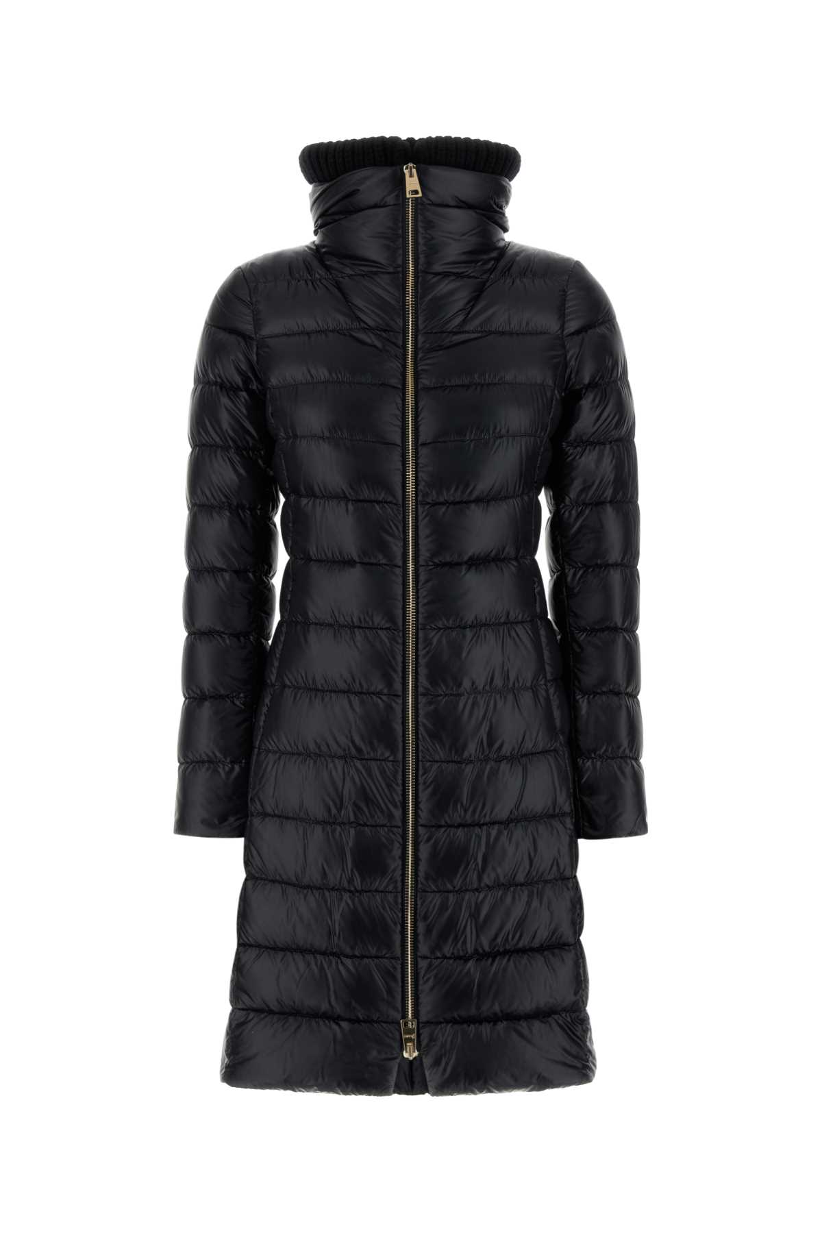 Shop Herno Black Nylon Down Jacket