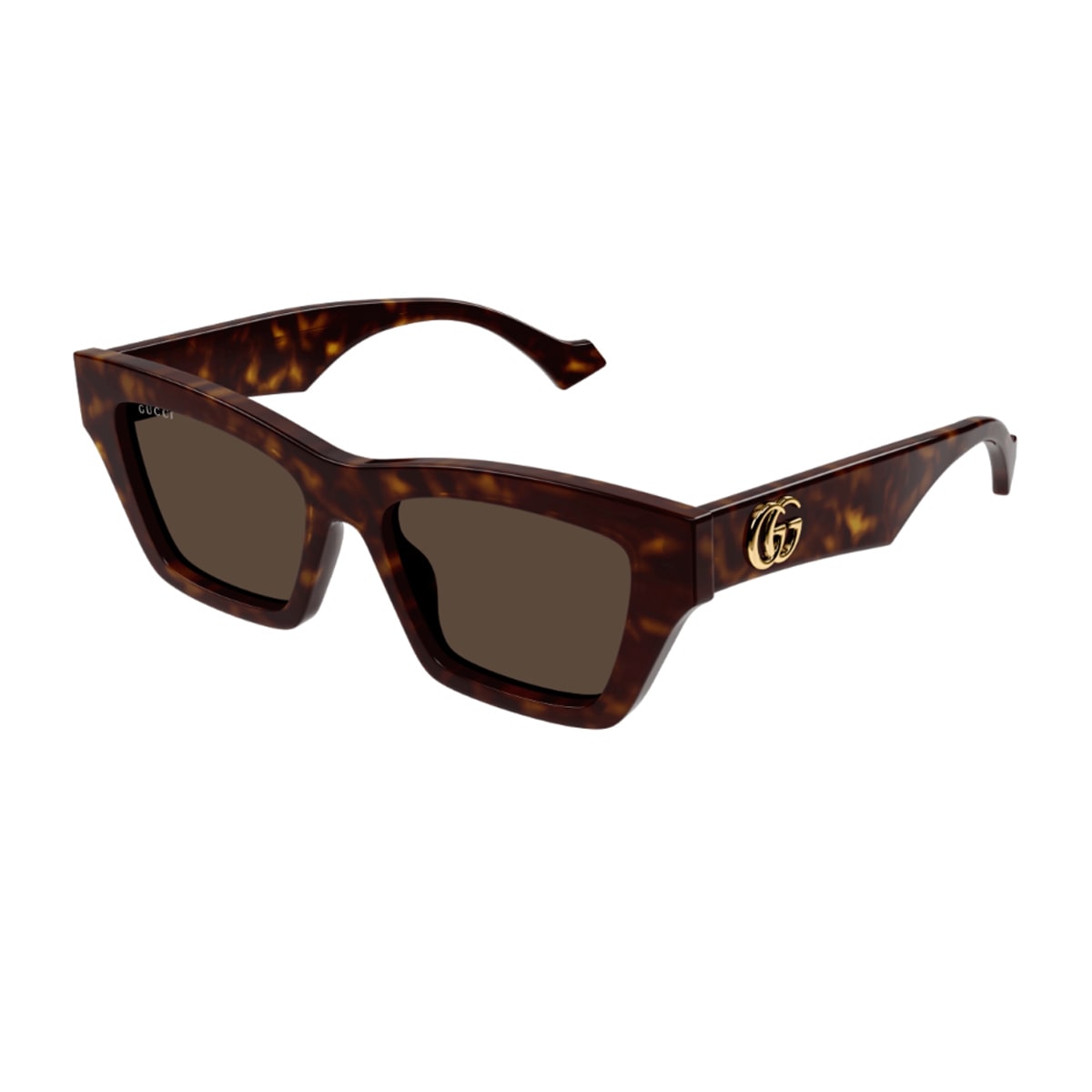 Gucci Gg1753s Linea Emblem 002 Havana Brown Sunglasses In Brown