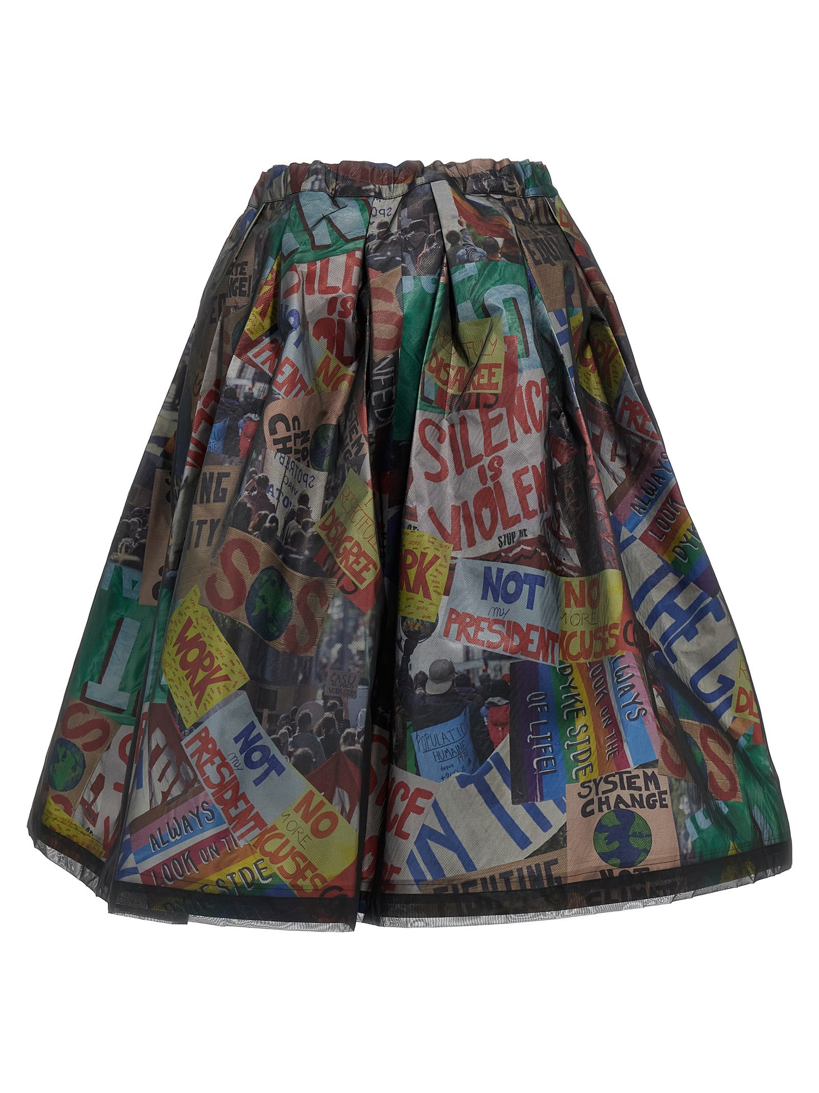 COMME DES GARÇONS STRUCTURED MIDI SKIRT