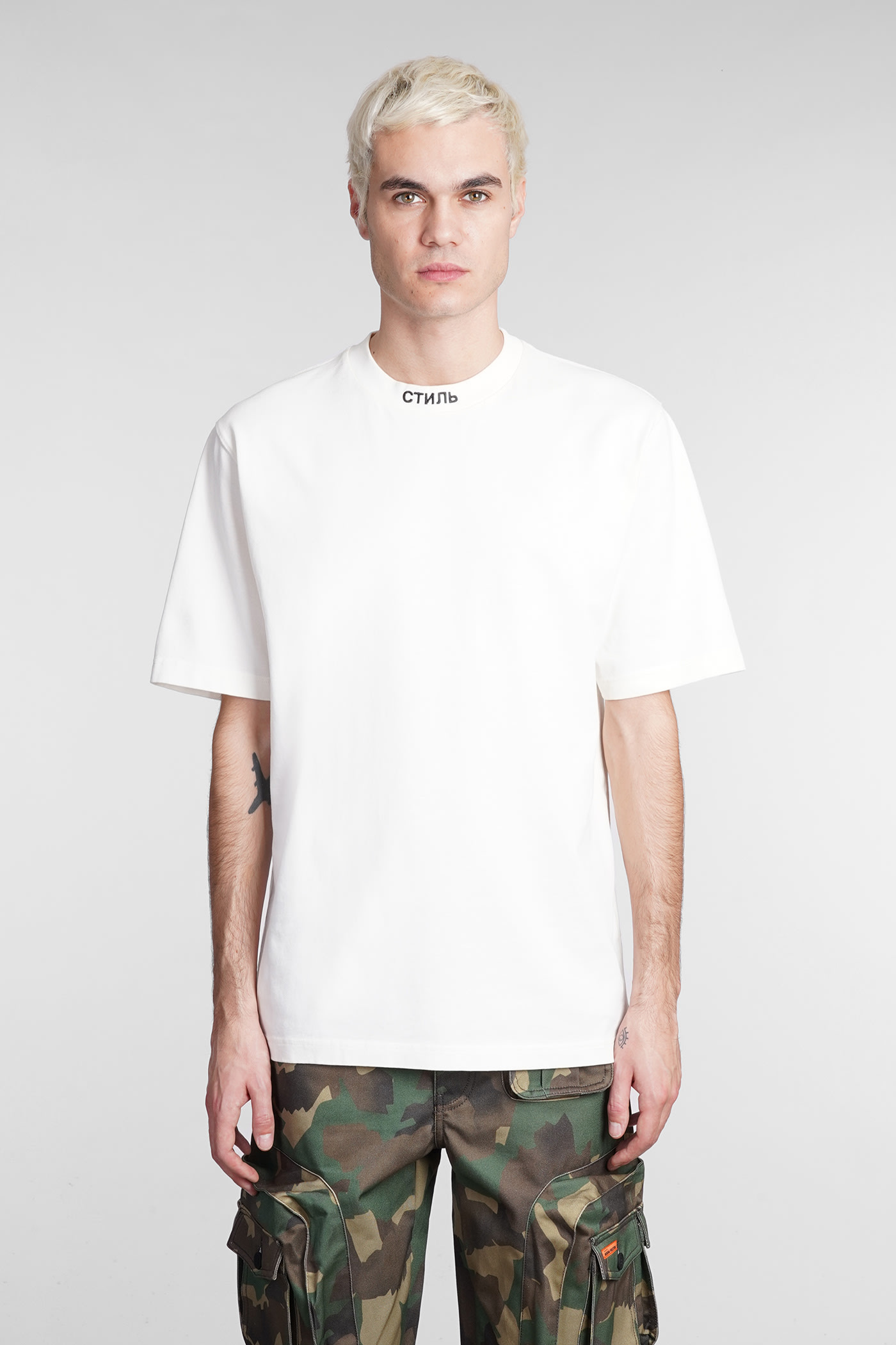 Heron Preston Mock Neck 'стиль' T-Shirt | Smart Closet