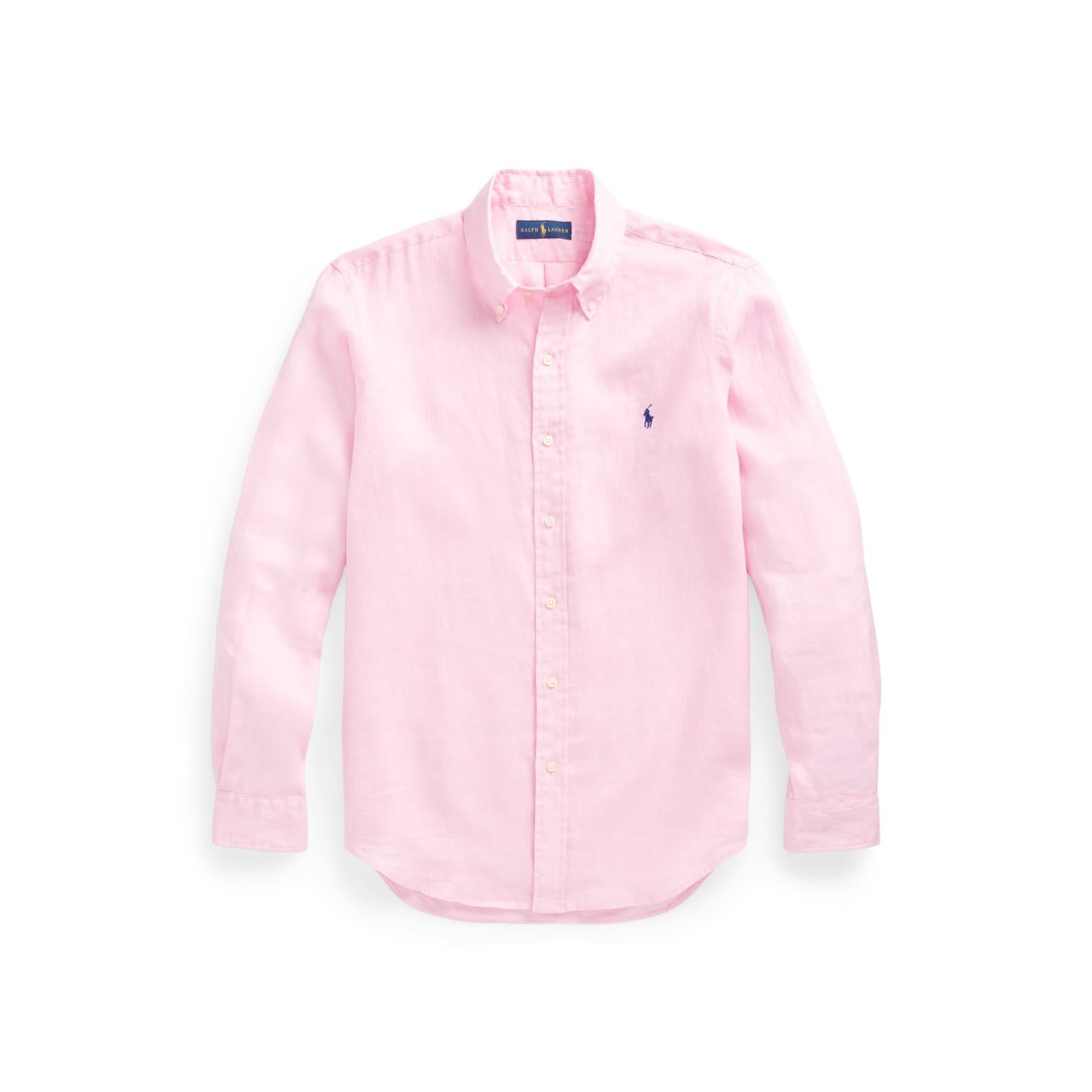 Shop Polo Ralph Lauren Linen Shirt In Rosa