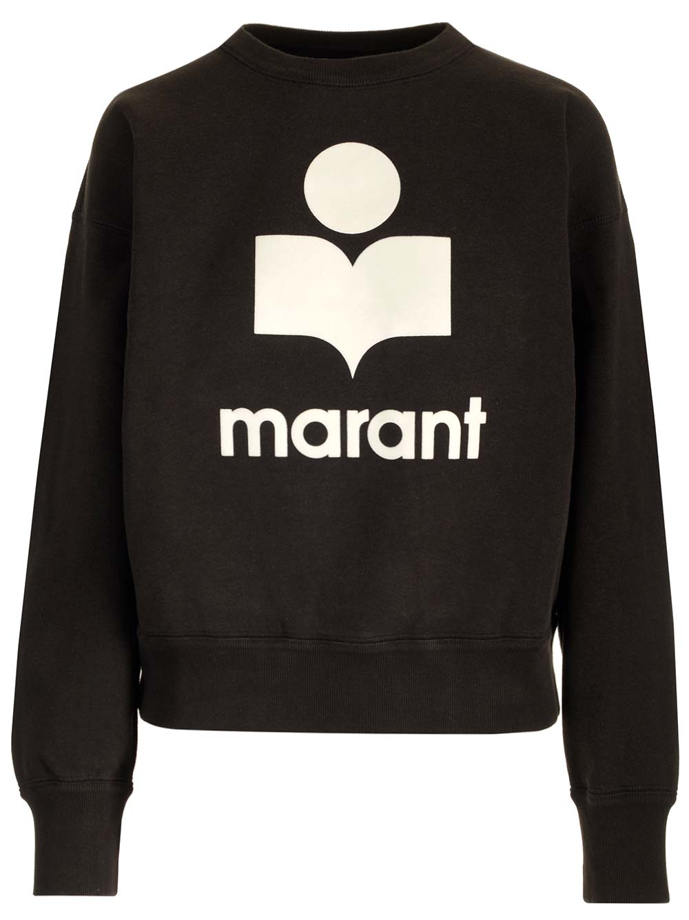 Marant Etoile Mobyli Crewneck Sweatshirt In Black