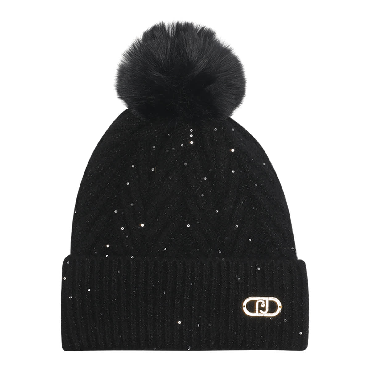 Liu •jo Logo Hat In Black