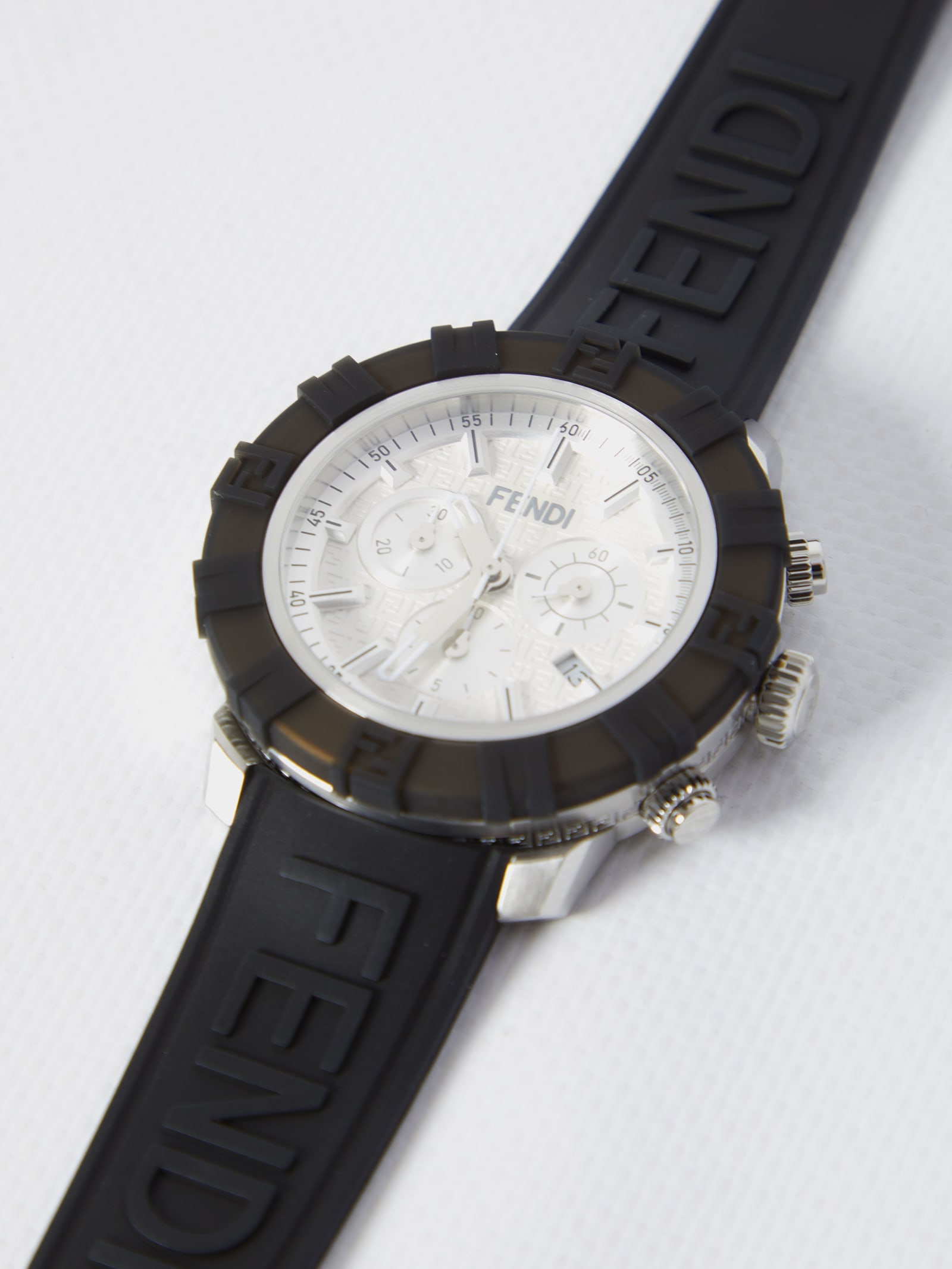 Shop Fendi Fendastic Watch In Black