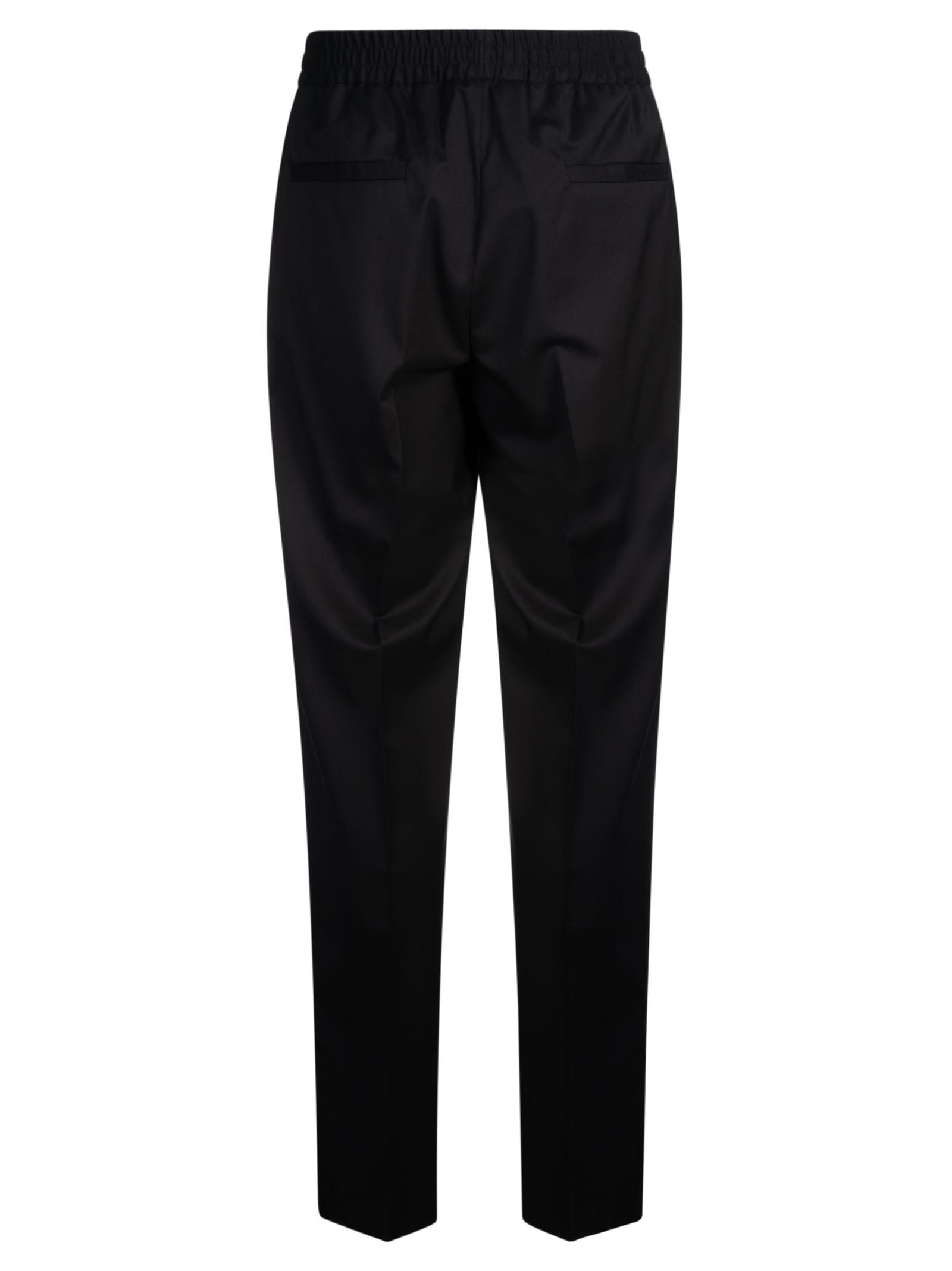 ZEGNA RIBBED WAIST TROUSERS 