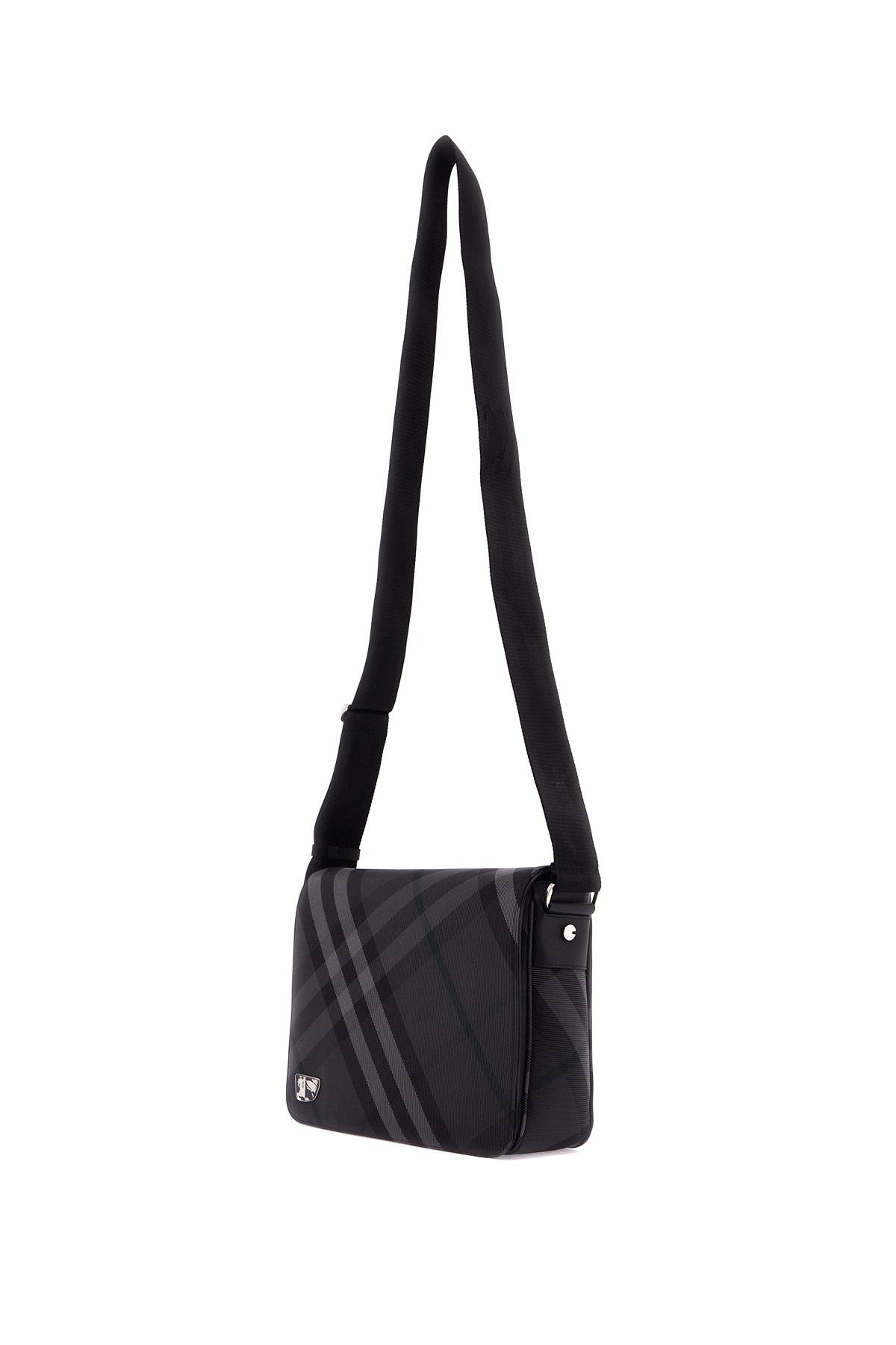 Shop Mugler Zenith Leather Shoulder Bag With 9 In Black (black)