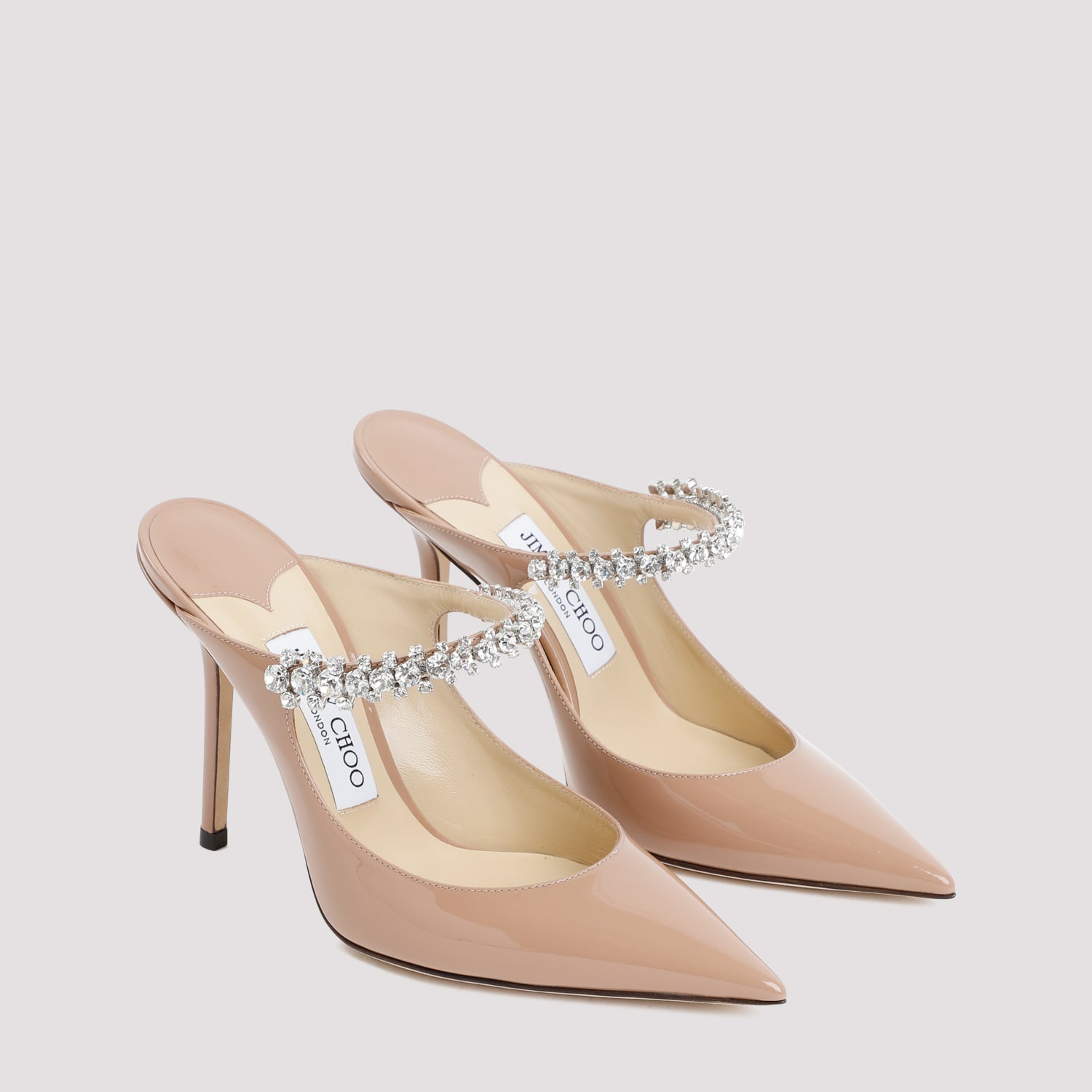 Shop Jimmy Choo Bing 100 Sandals In Ballet Pink